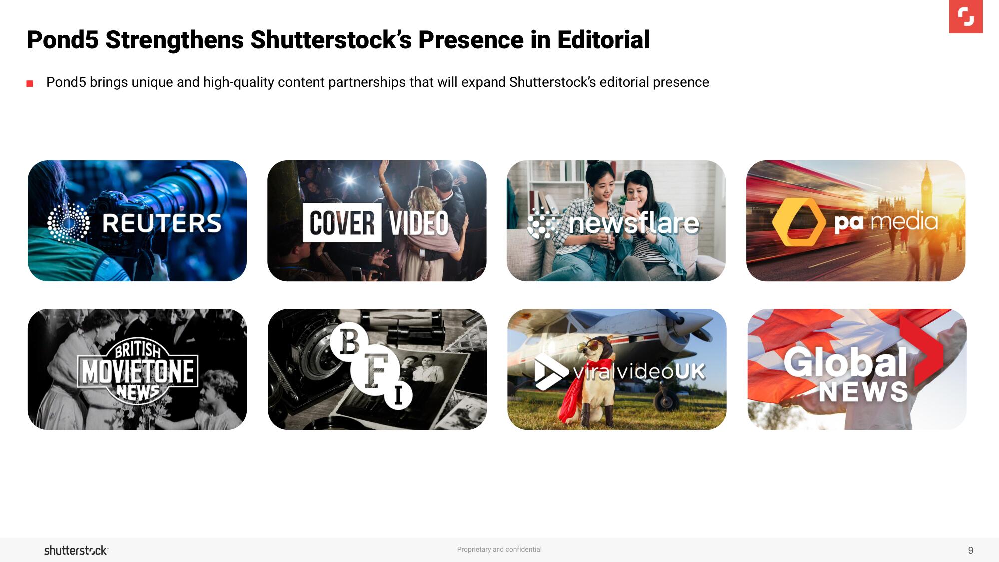 Shutterstock Mergers and Acquisitions Presentation Deck slide image #9