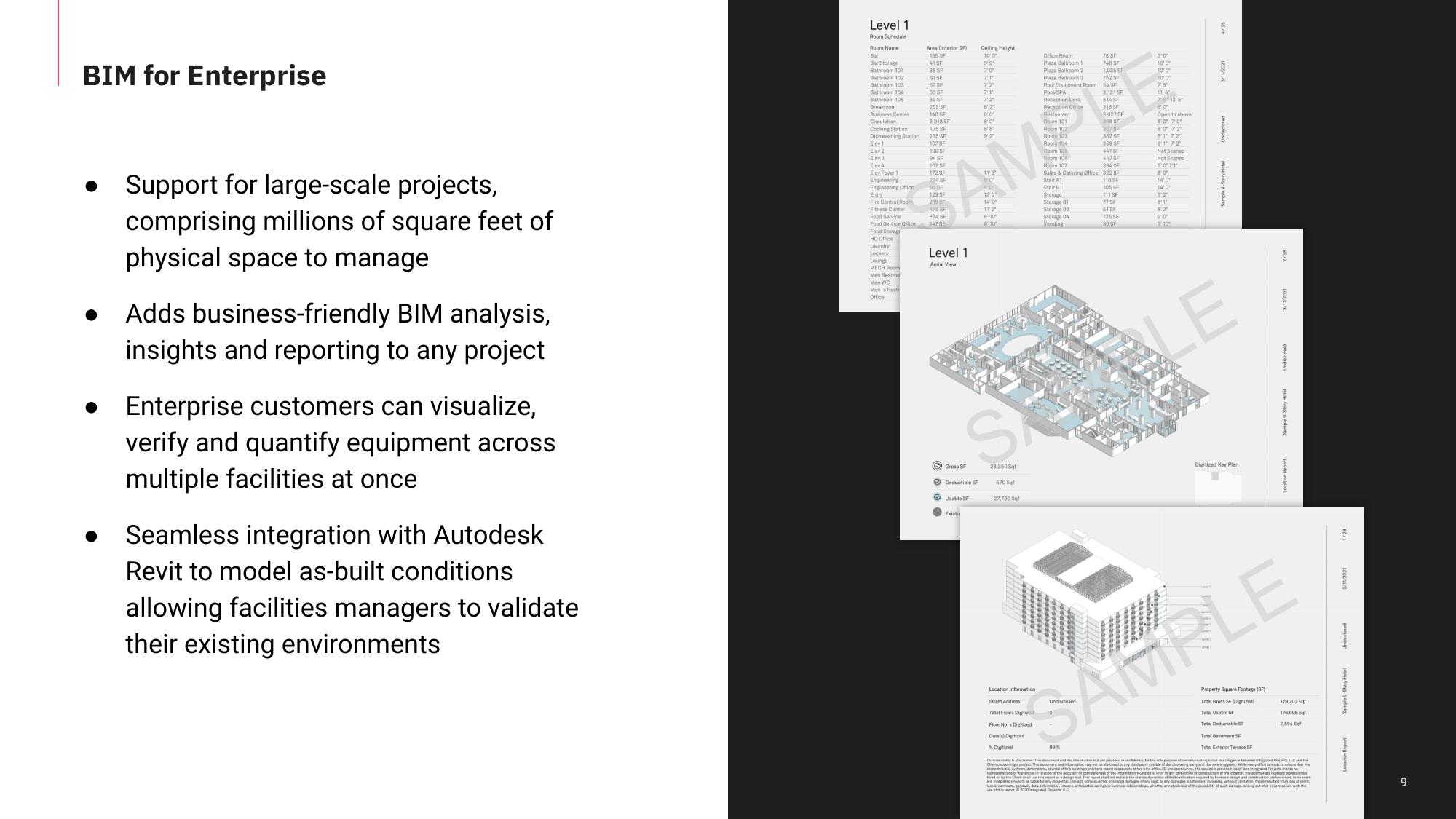 Matterport Results Presentation Deck slide image #9