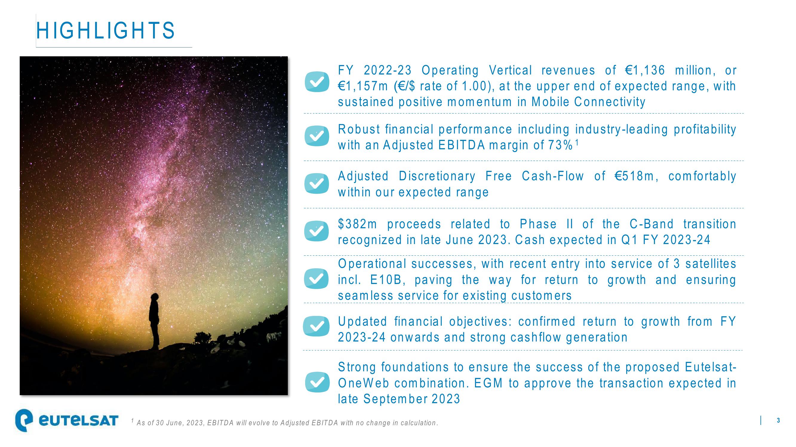 Eutelsat Results Presentation Deck slide image #3