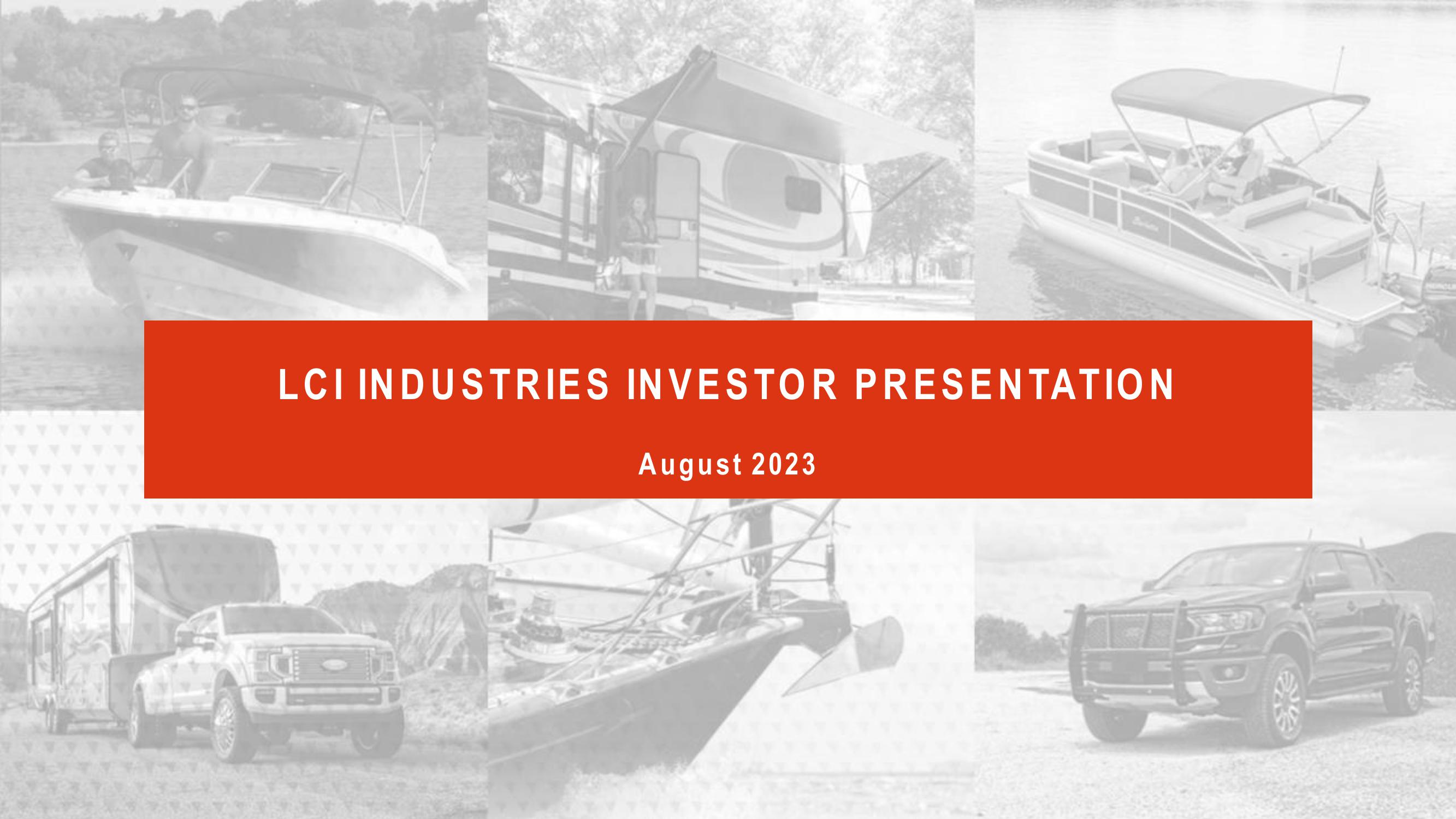 LCI Industries Investor Presentation Deck image