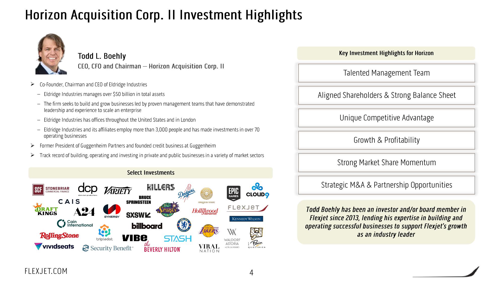 FlexJet SPAC Presentation Deck slide image #5