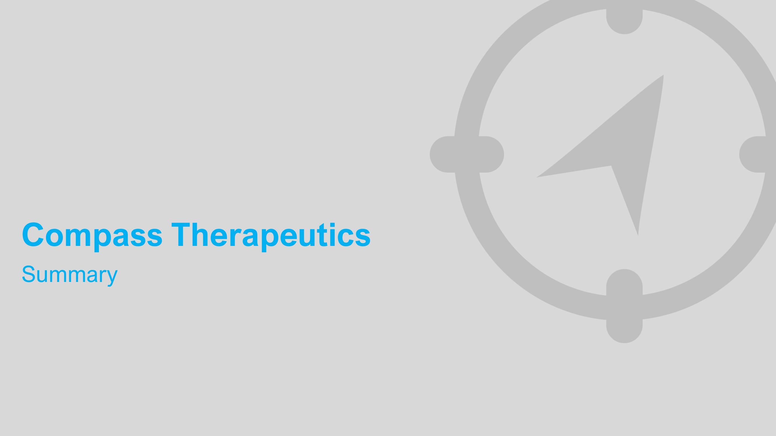 Compass Therapeutics Investor Presentation Deck slide image #38