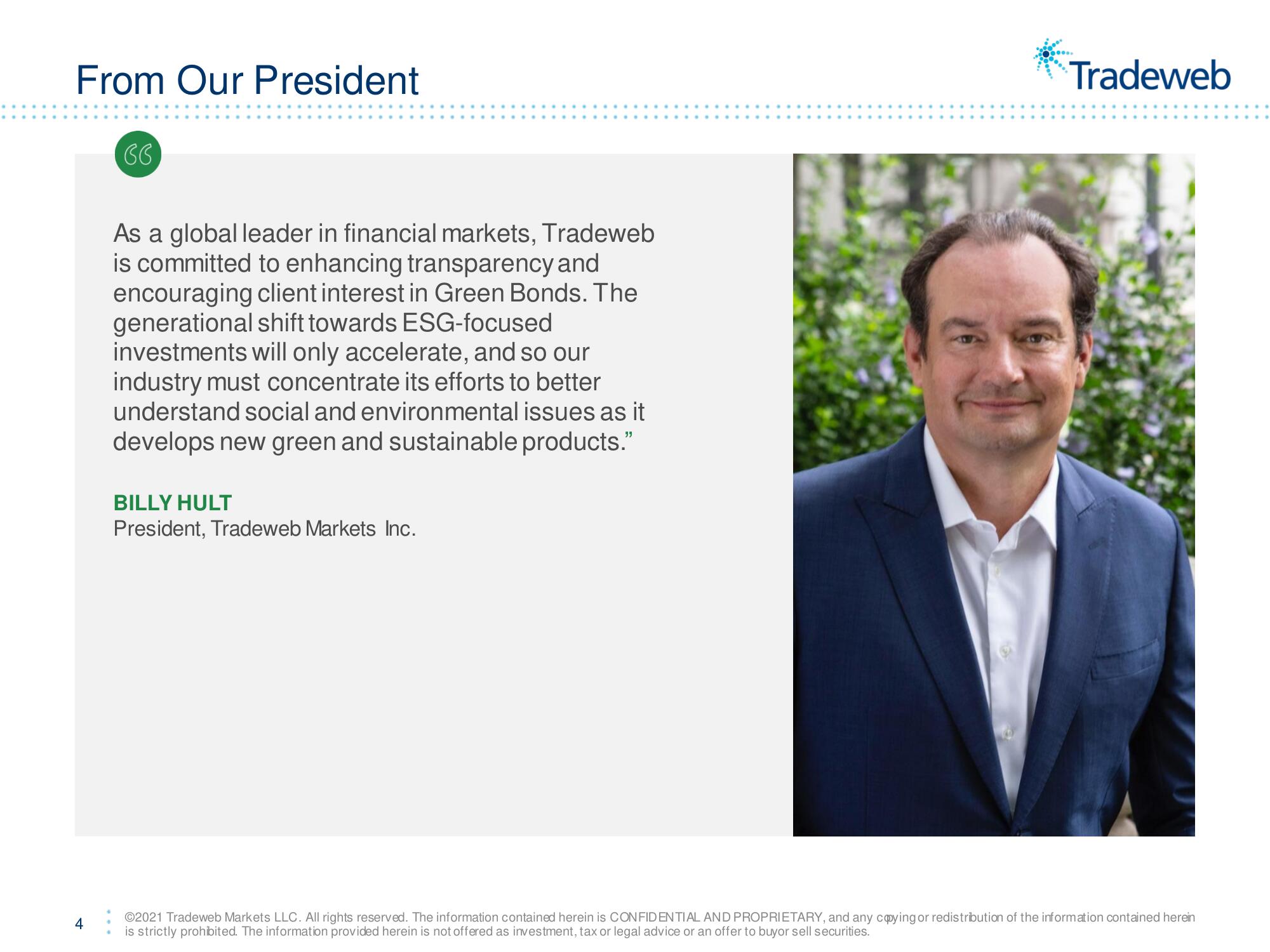 Tradeweb ESG Presentation Deck slide image #4