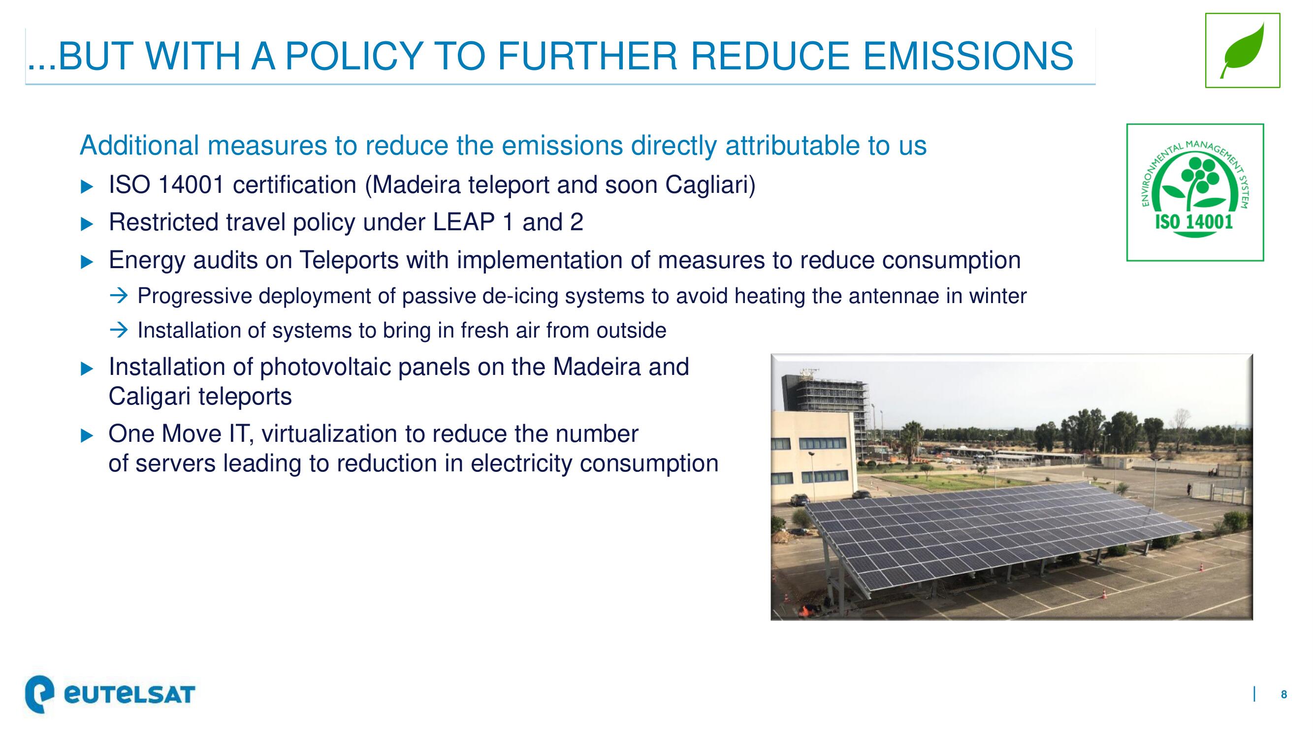 Eutelsat ESG Presentation Deck slide image #8