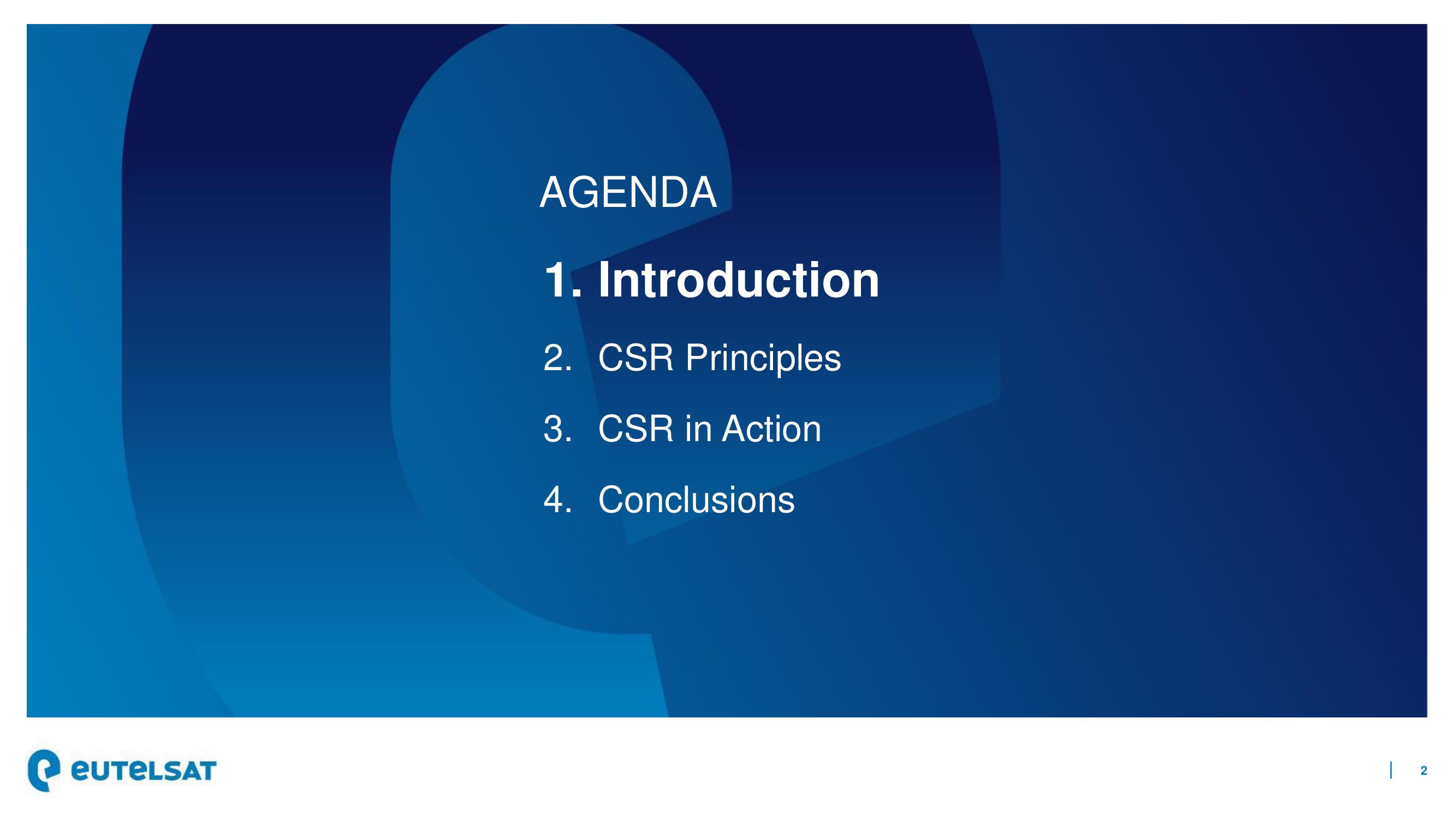 Eutelsat ESG Presentation Deck slide image #2