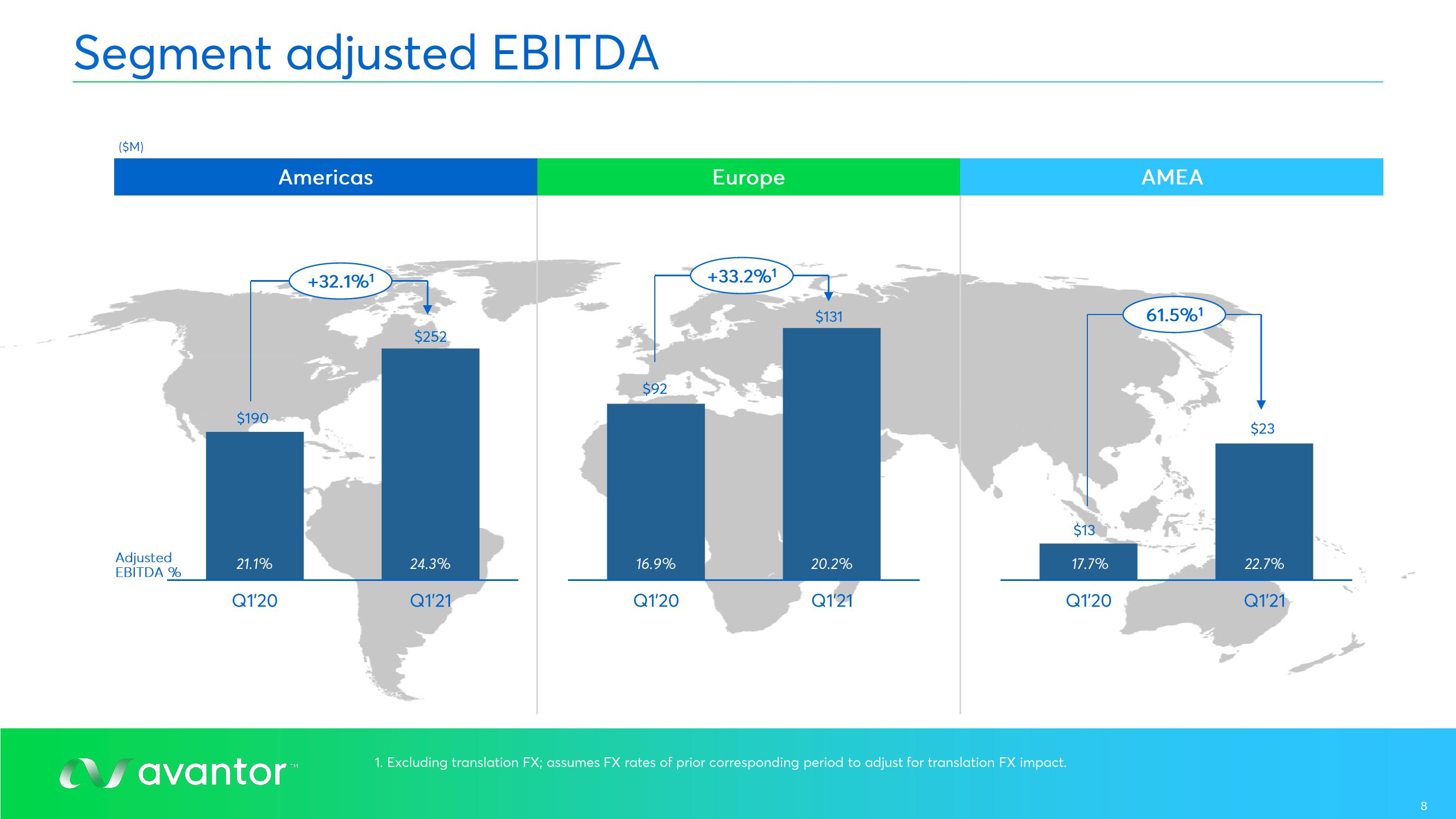 Avantor Results Presentation Deck slide image #8