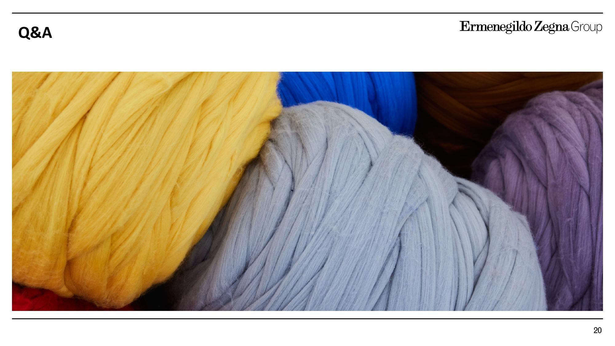 Zegna Results Presentation Deck slide image #20