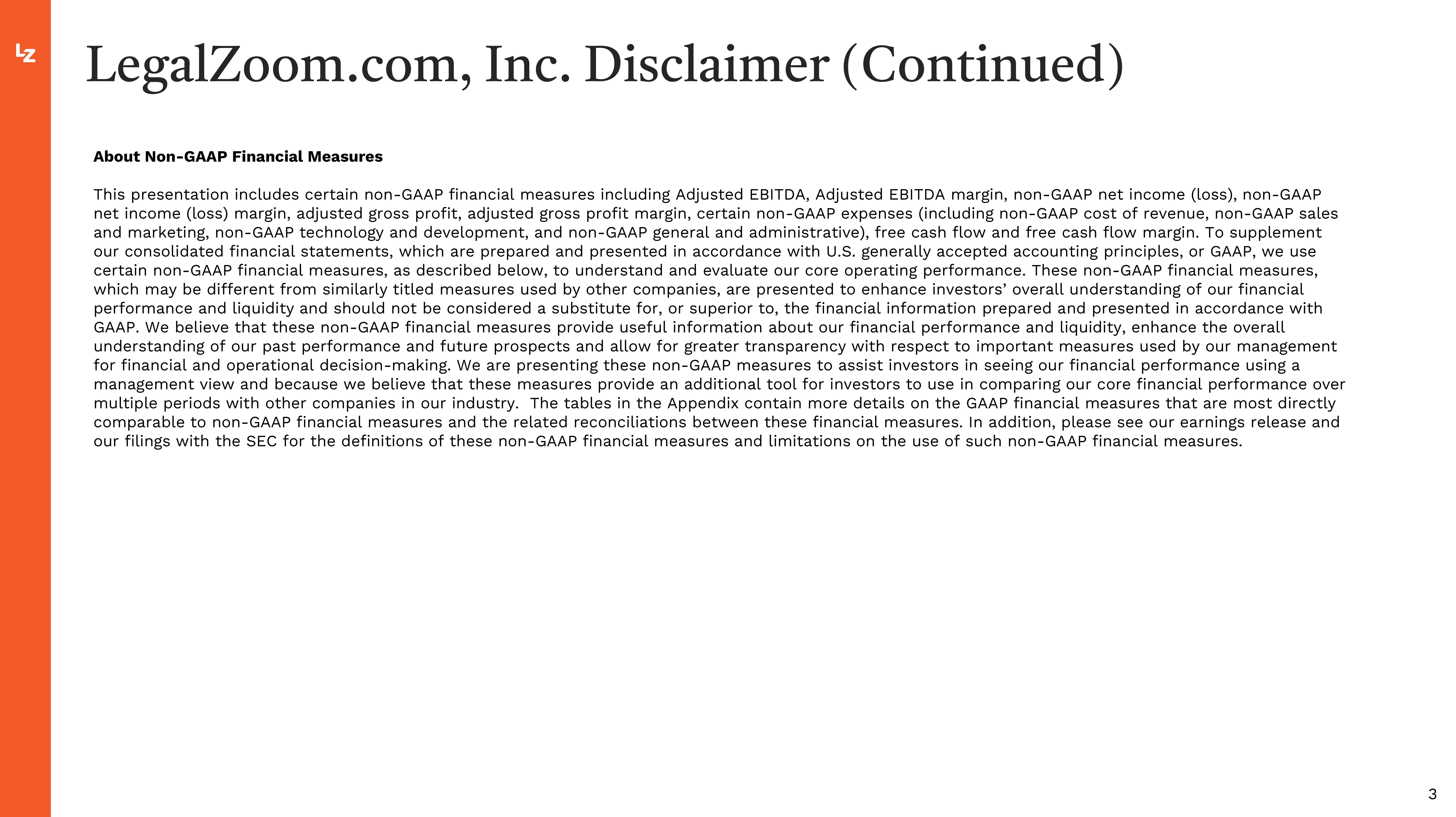 LegalZoom.com Investor Presentation Deck slide image #3