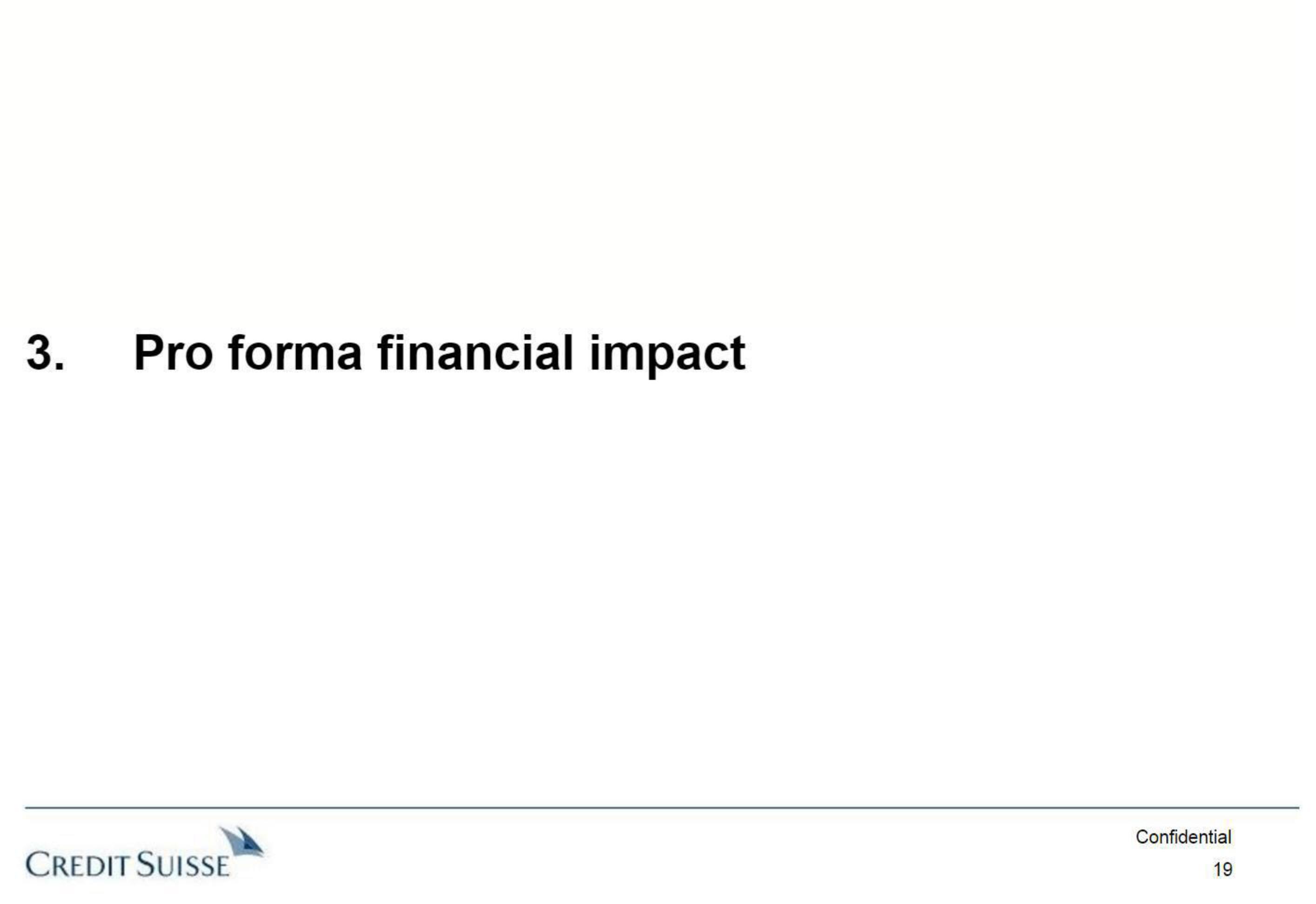 Credit Suisse Investment Banking Pitch Book slide image #20