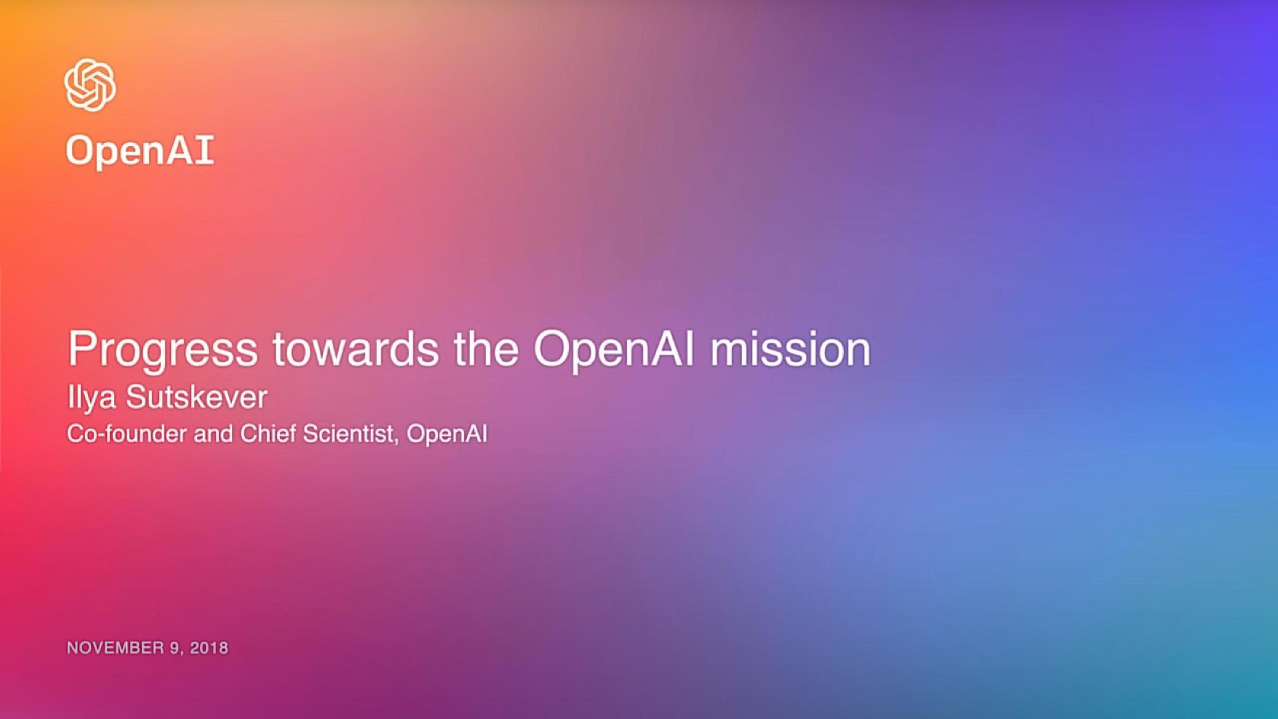 OpenAI Product Presentation Deck image