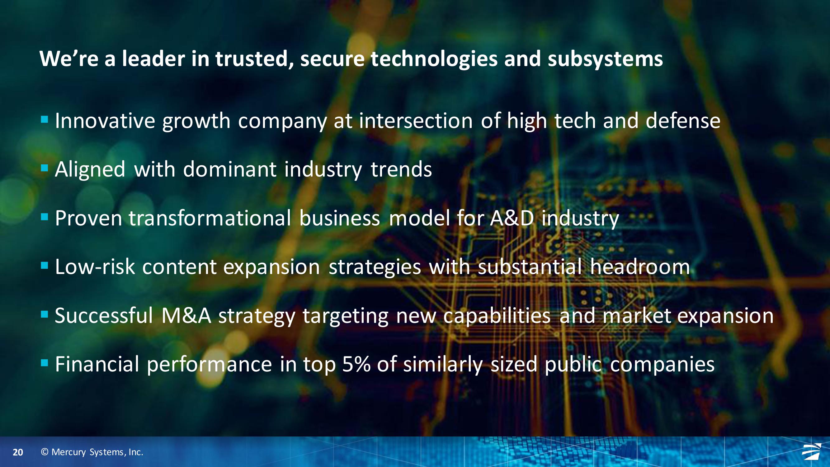 Truist Securities 2020 Industrials and Services Summit slide image #20