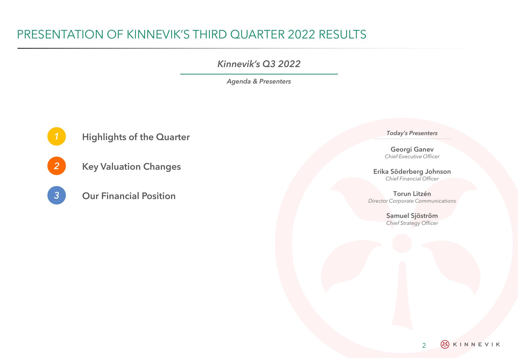 Kinnevik Results Presentation Deck slide image #2