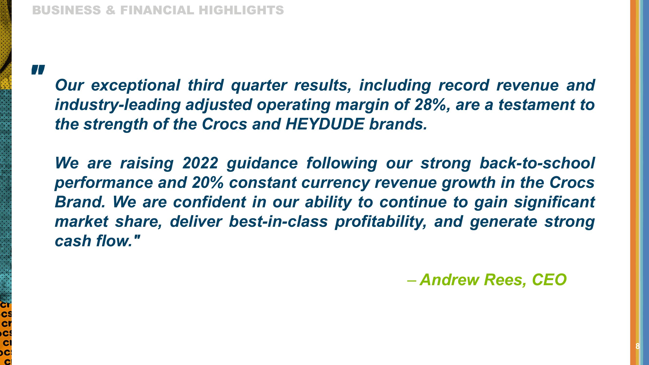 Crocs Results Presentation Deck slide image #8