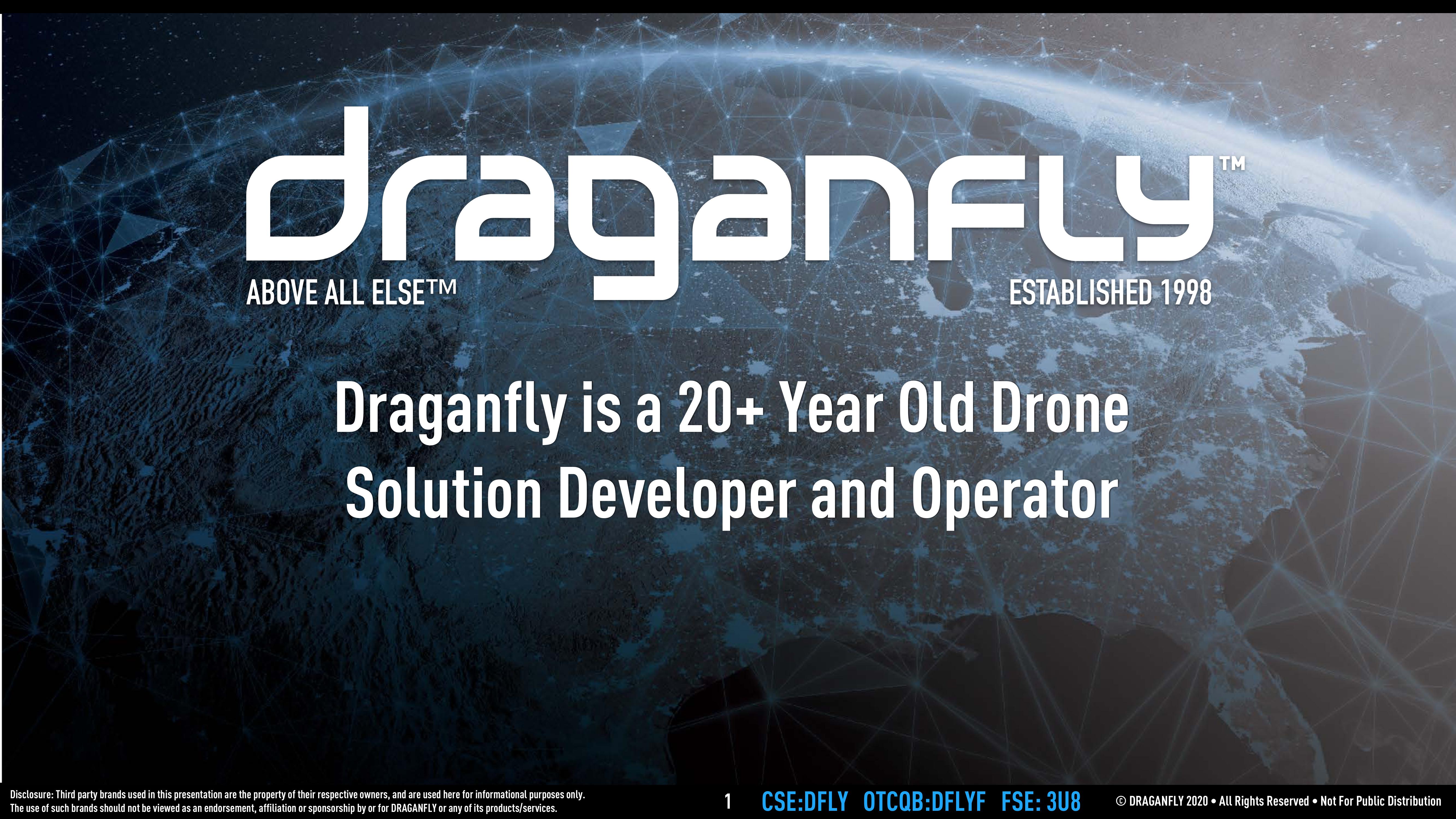 Draganfly Is a 20+ Year Old Drone Solution Developer and Operator image