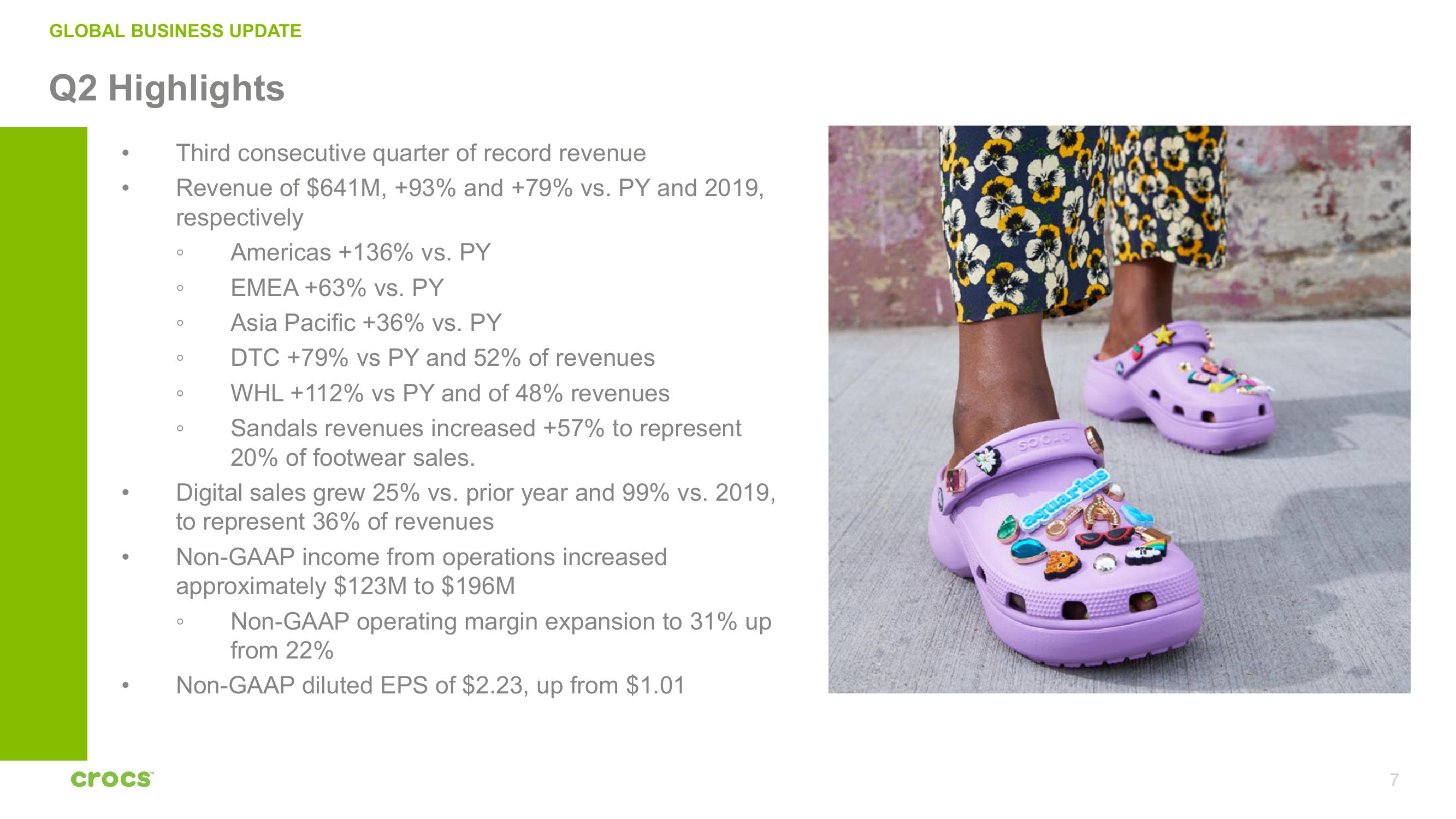 Crocs Investor Presentation Deck slide image #7