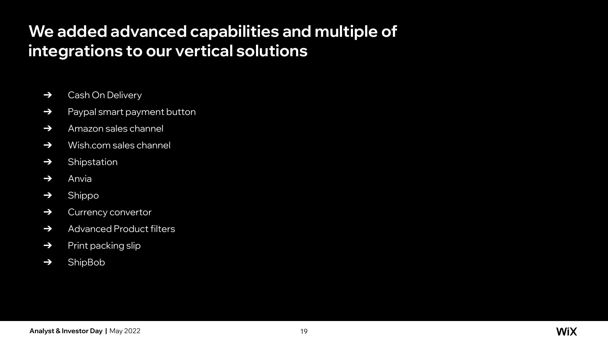 Wix Investor Day Presentation Deck slide image #83