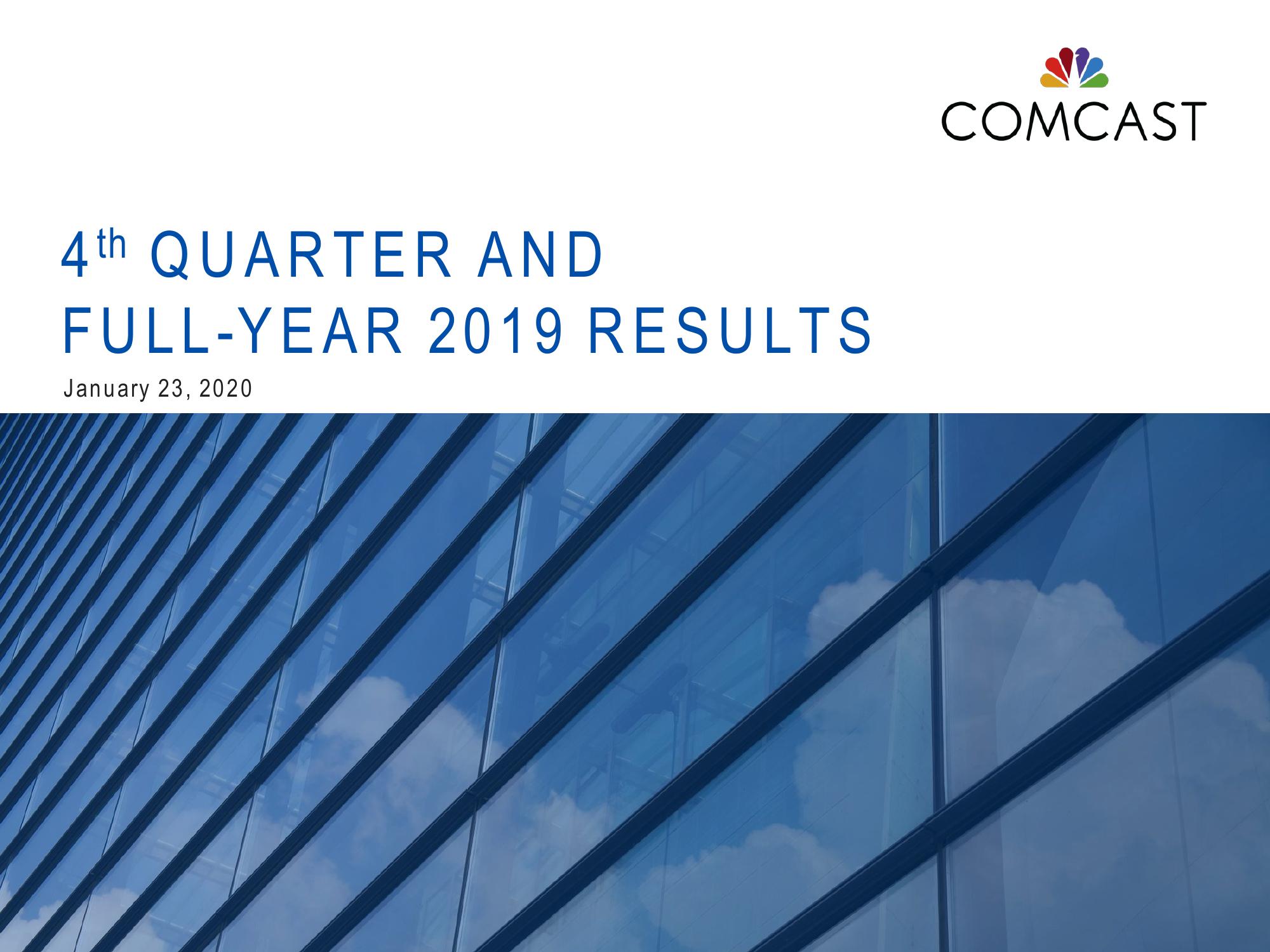 Comcast Results Presentation Deck image