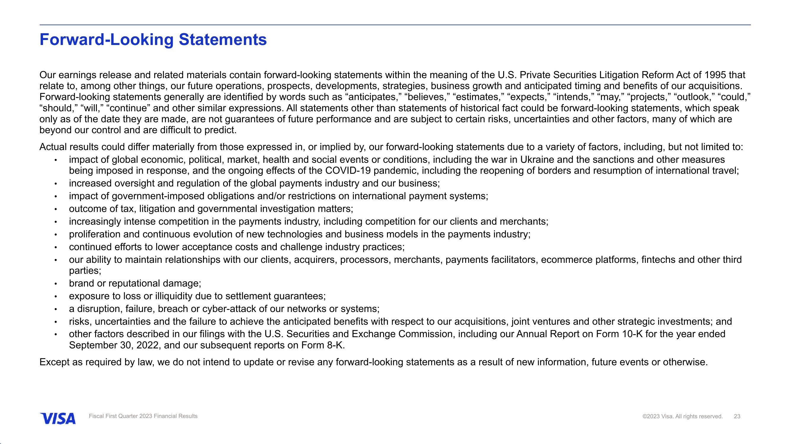 Fiscal First Quarter 2023 Financial Results slide image #24