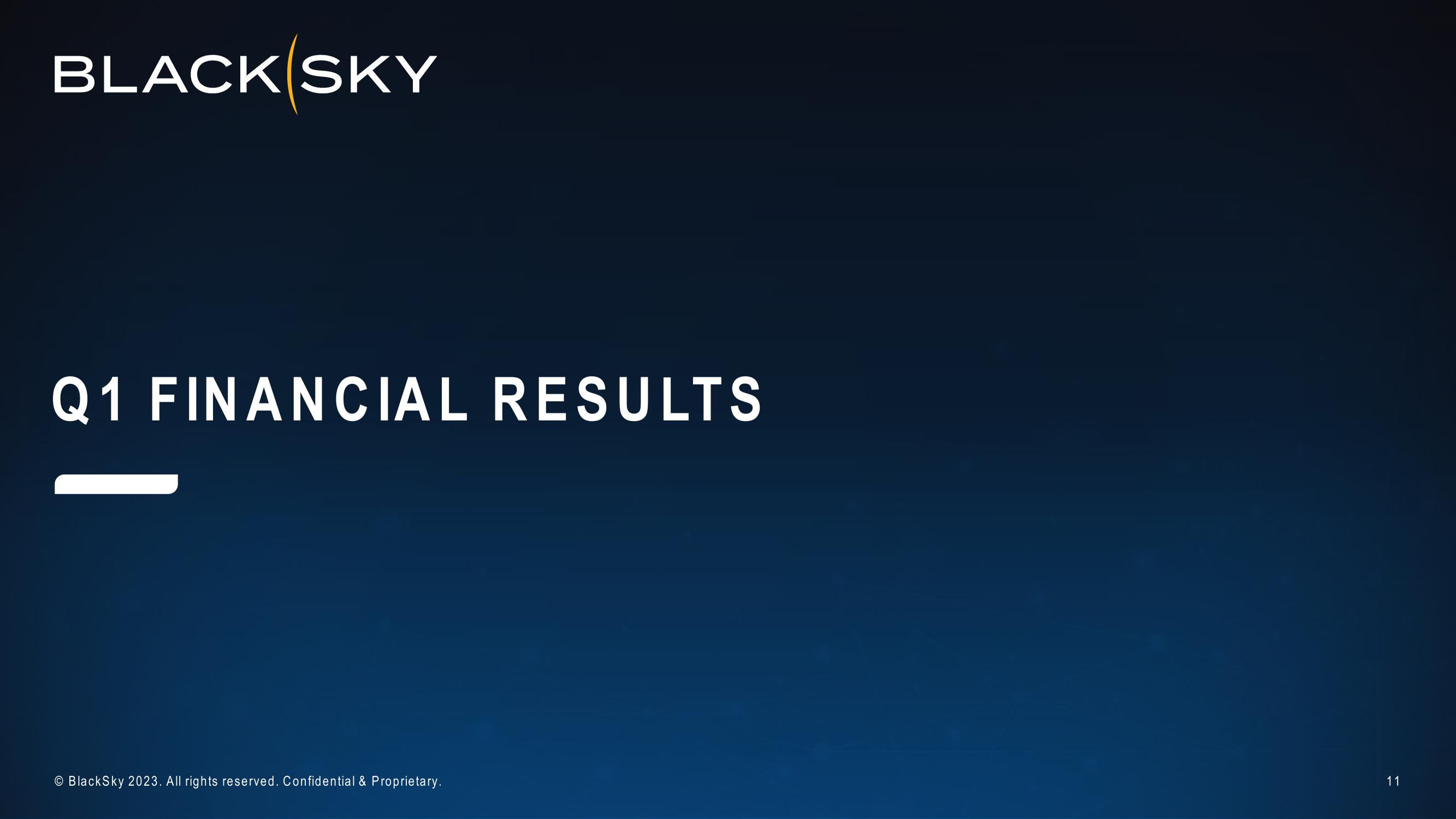 BlackSky Results Presentation Deck slide image #11