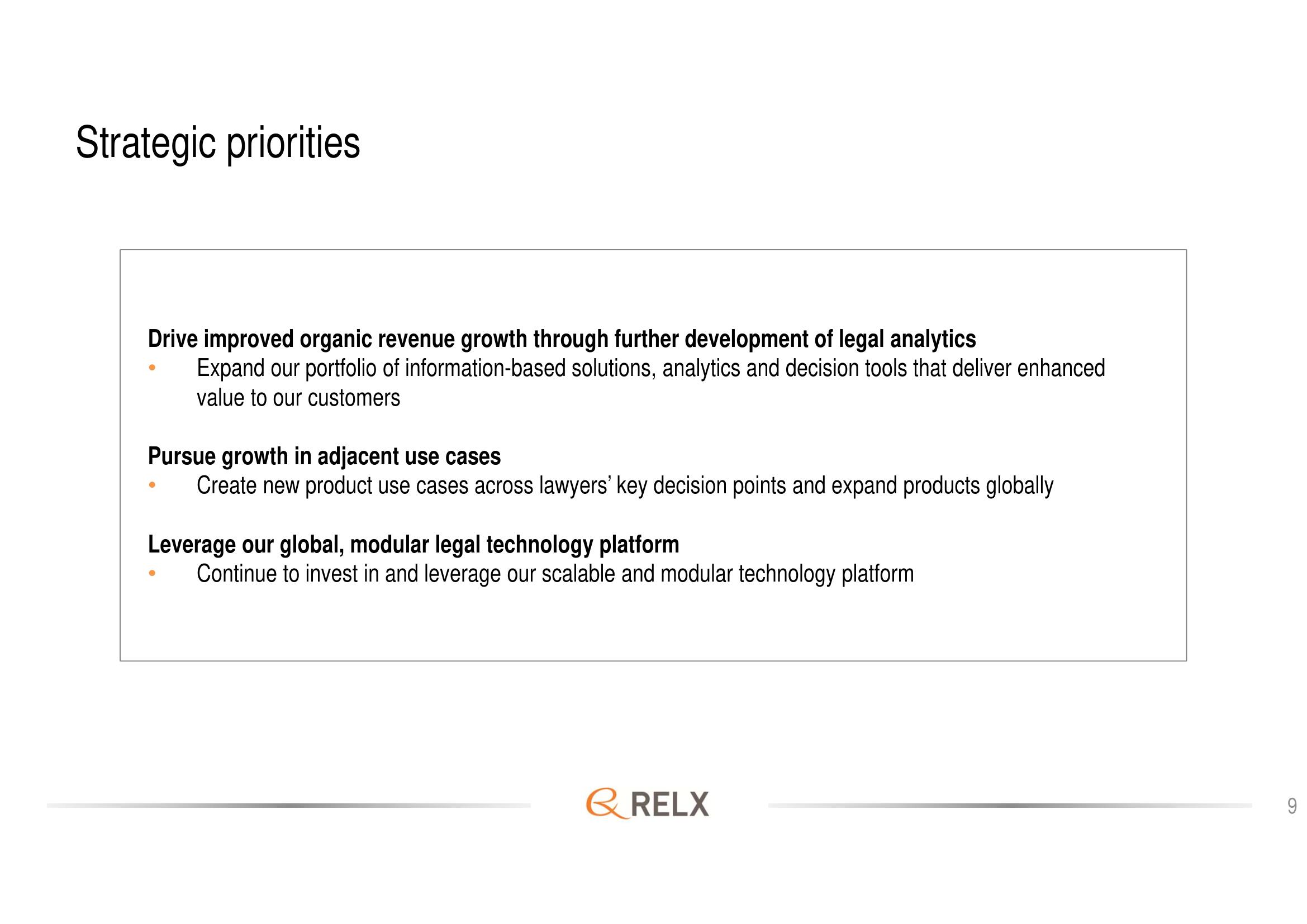 RELX Investor Day Presentation Deck slide image #9