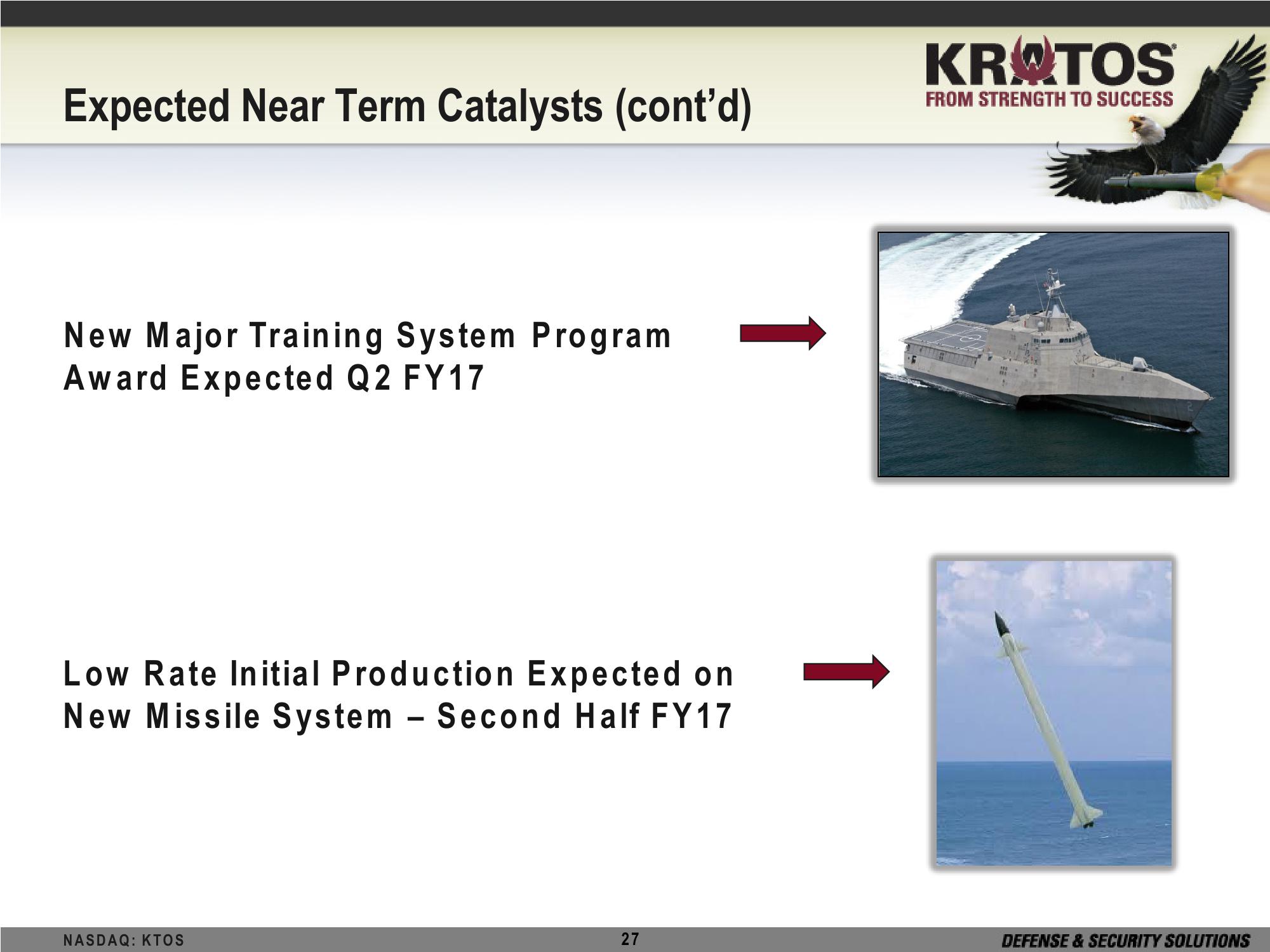 Kratos Defense & Security Solutions, Inc Investor Brief slide image #27