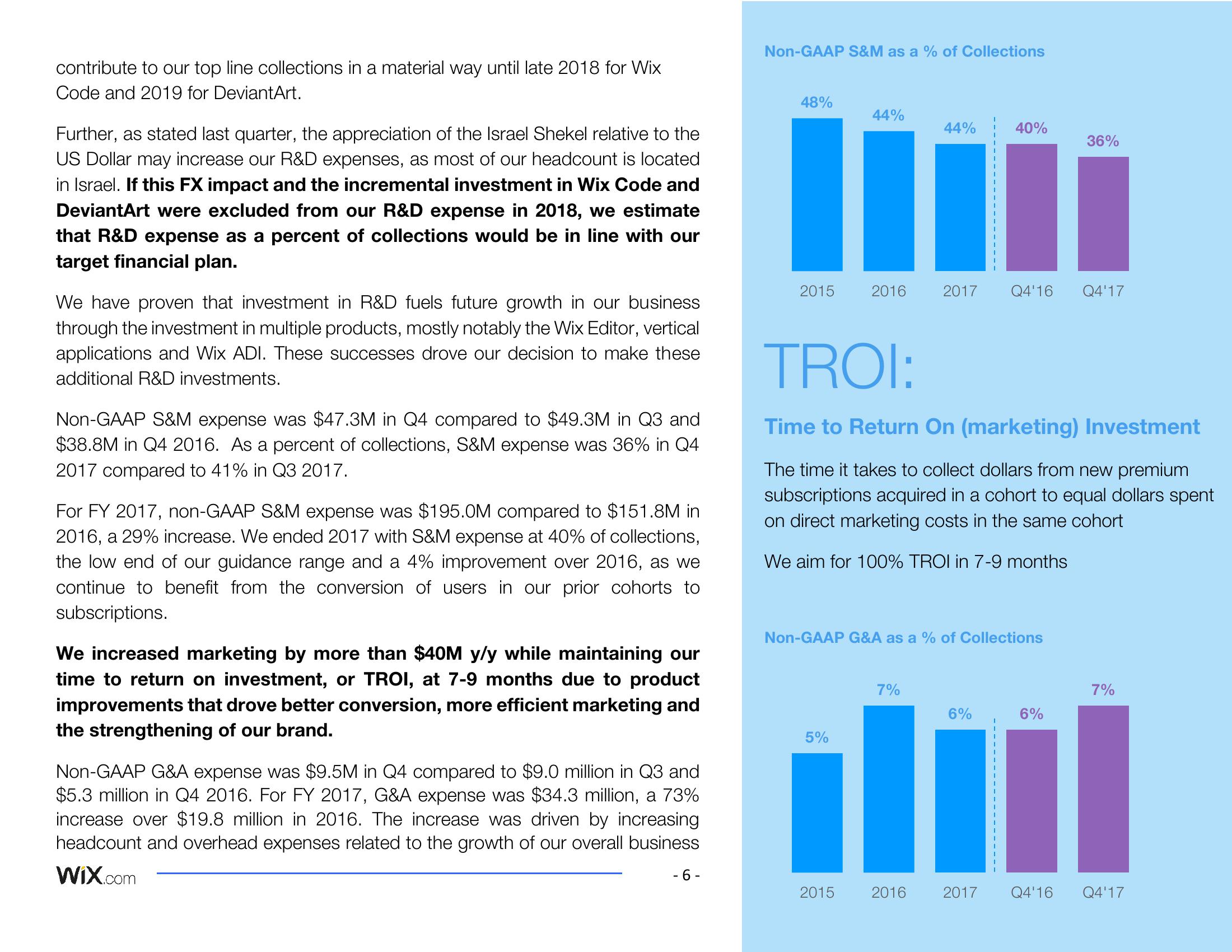 Wix Results Presentation Deck slide image #7