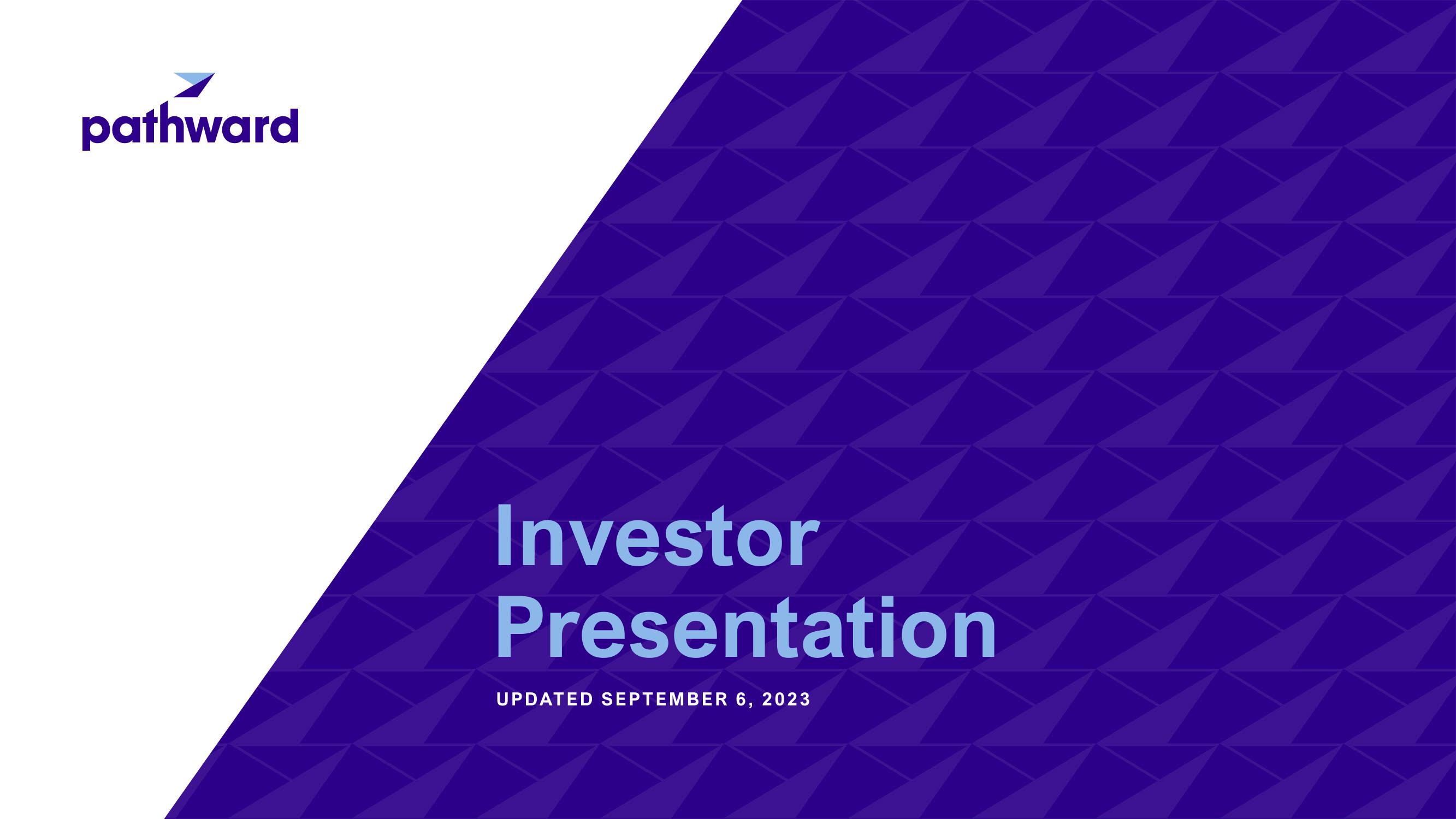 Pathward Financial Investor Presentation Deck image