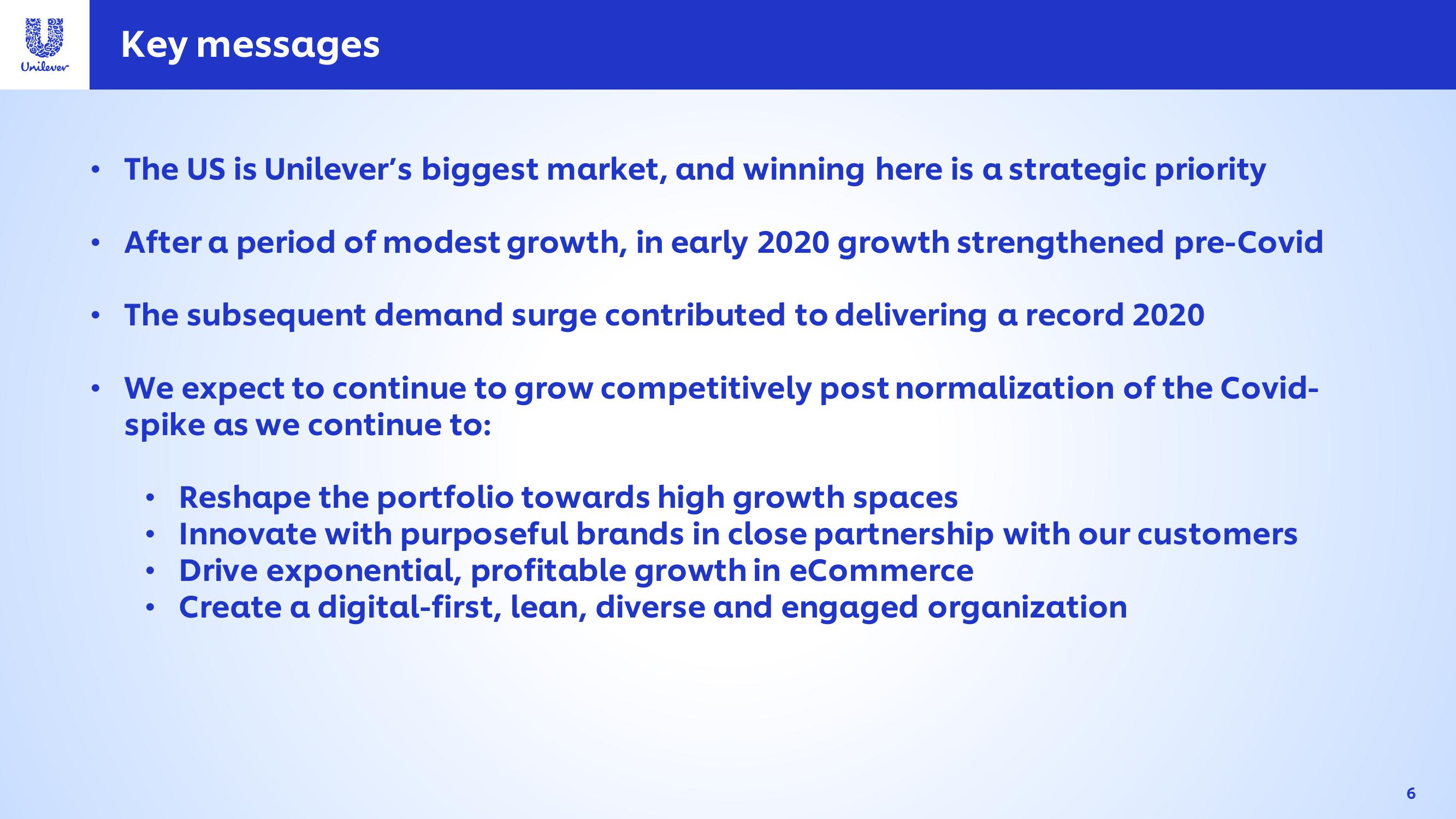 Unilever Investor Event Presentation Deck slide image #6