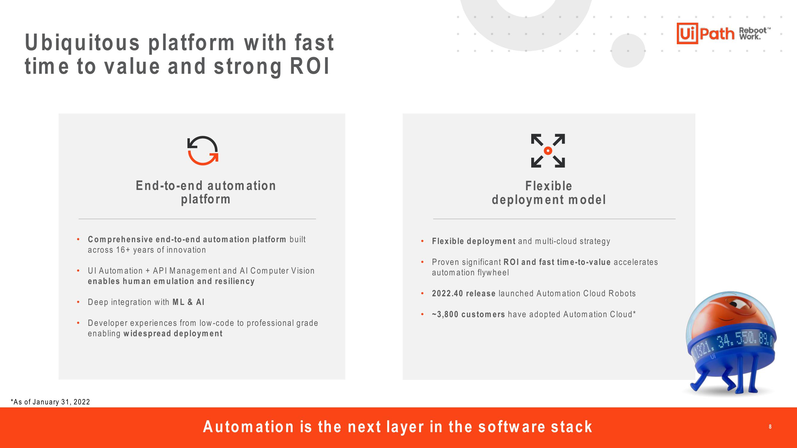 UiPath Investor Presentation Deck slide image #8