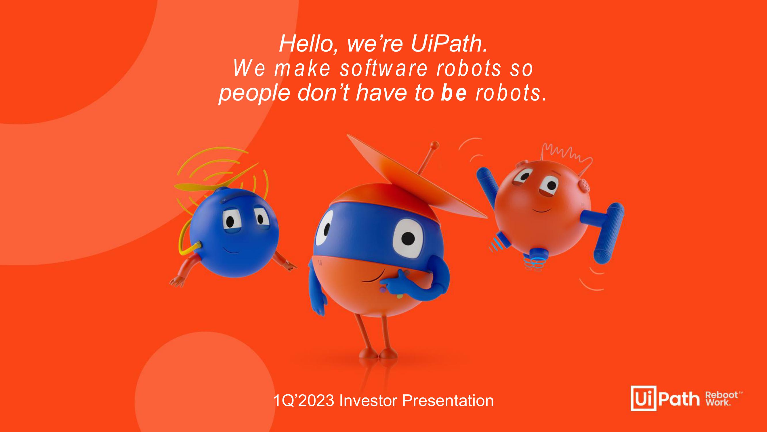 UiPath Investor Presentation Deck image