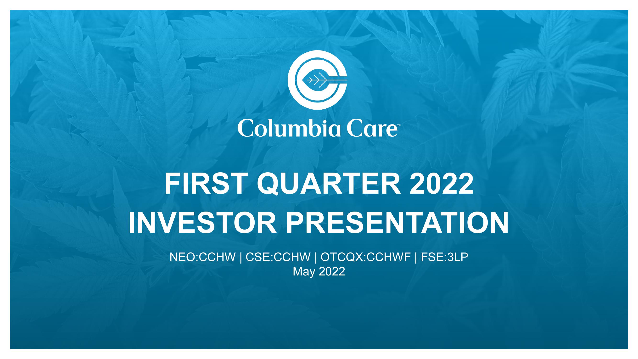 1Q22 Investor Update image