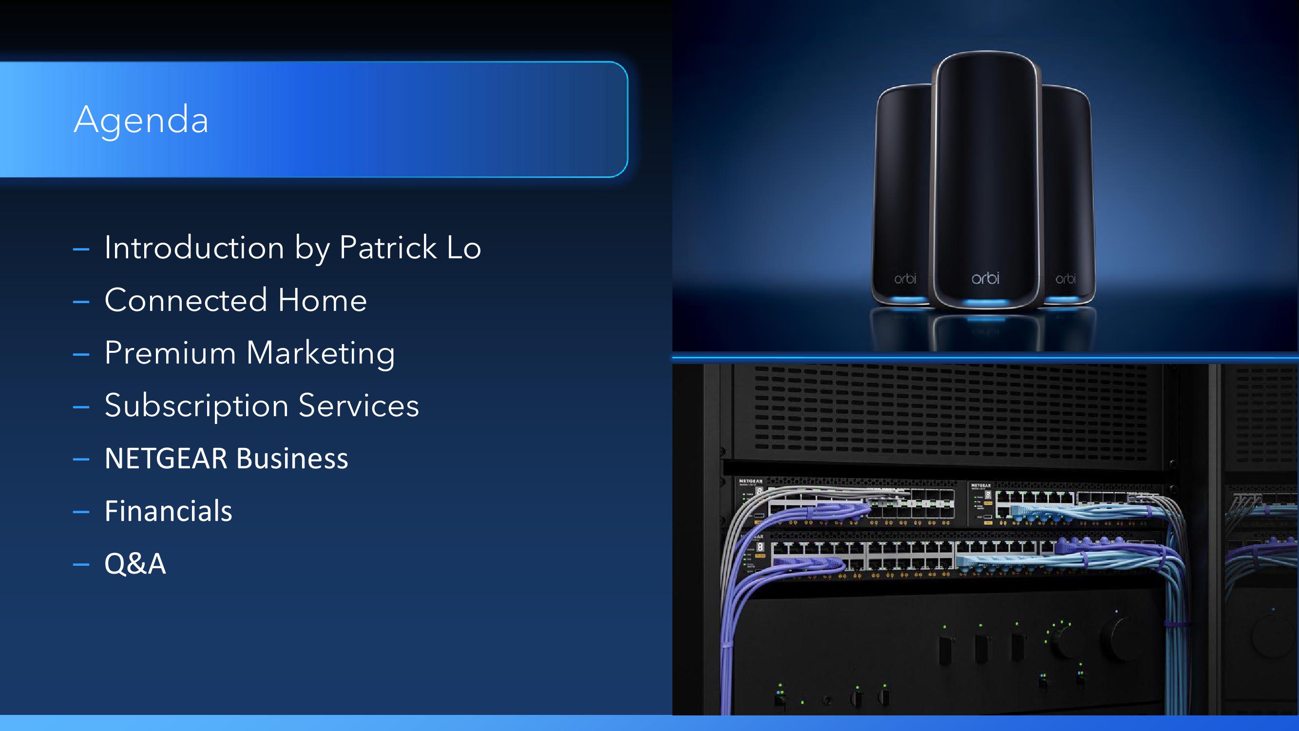 Netgear Analyst Day slide image #3