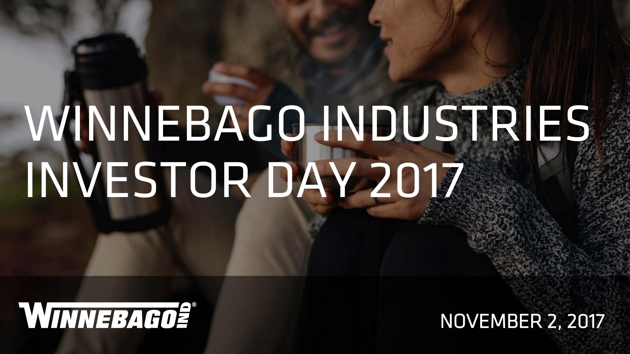 Winnebago Industries Investor Day 2017 image