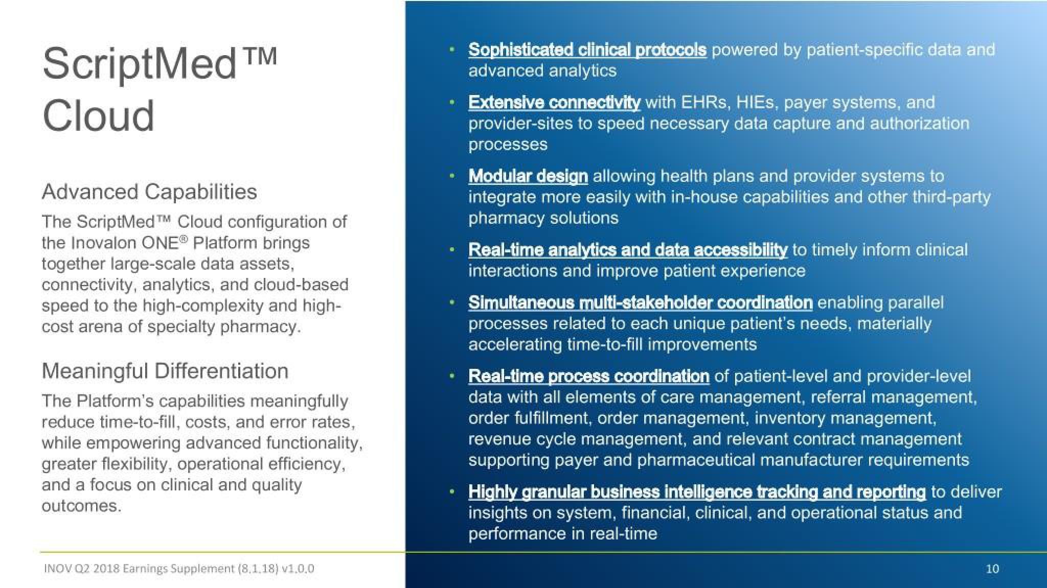 Inovalon Results Presentation Deck slide image #10