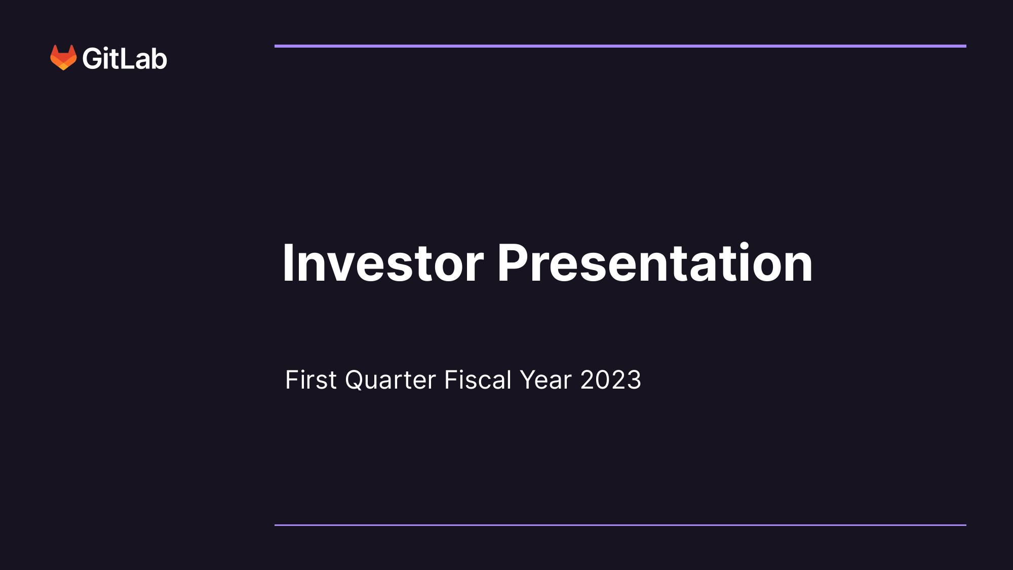 GitLab Results Presentation Deck image