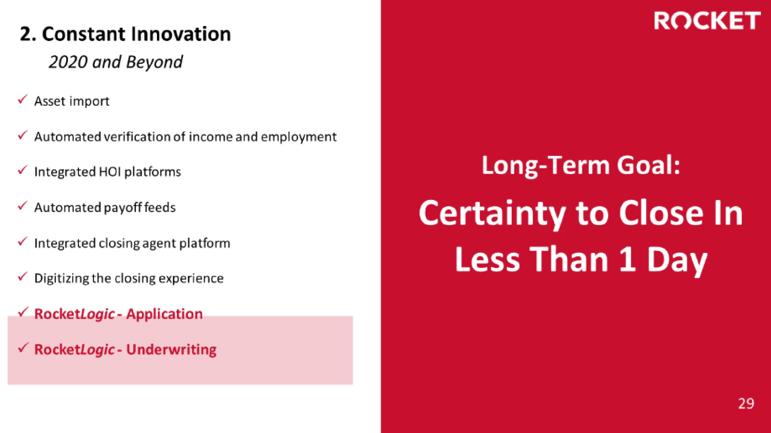 Rocket Companies IPO Presentation Deck slide image #29