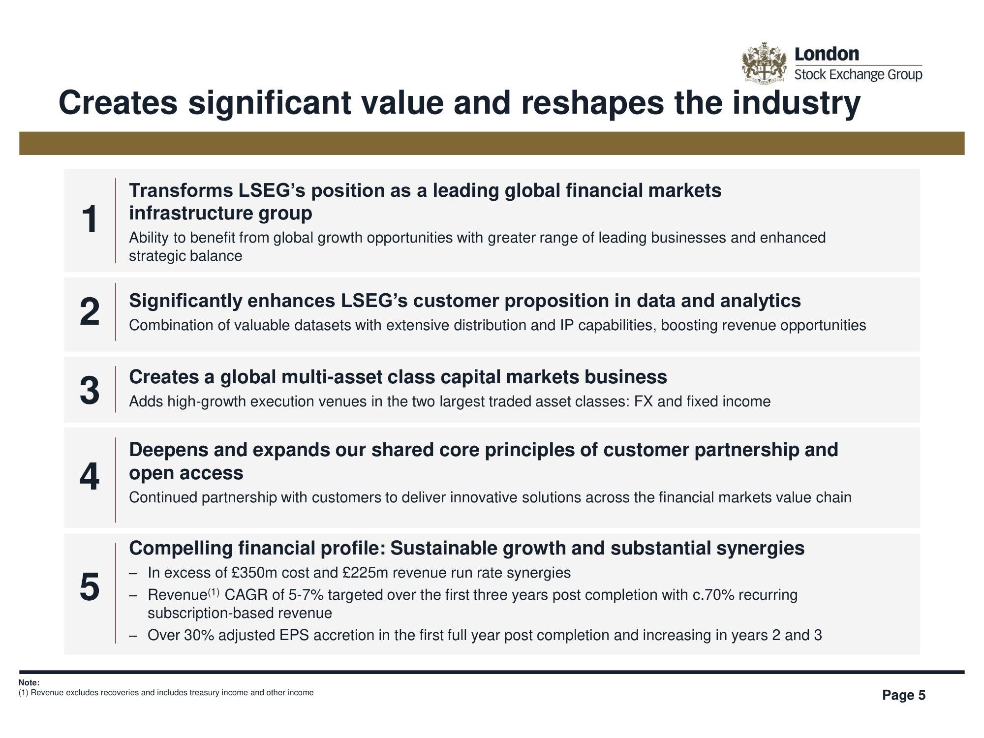 LSE Mergers and Acquisitions Presentation Deck slide image #5