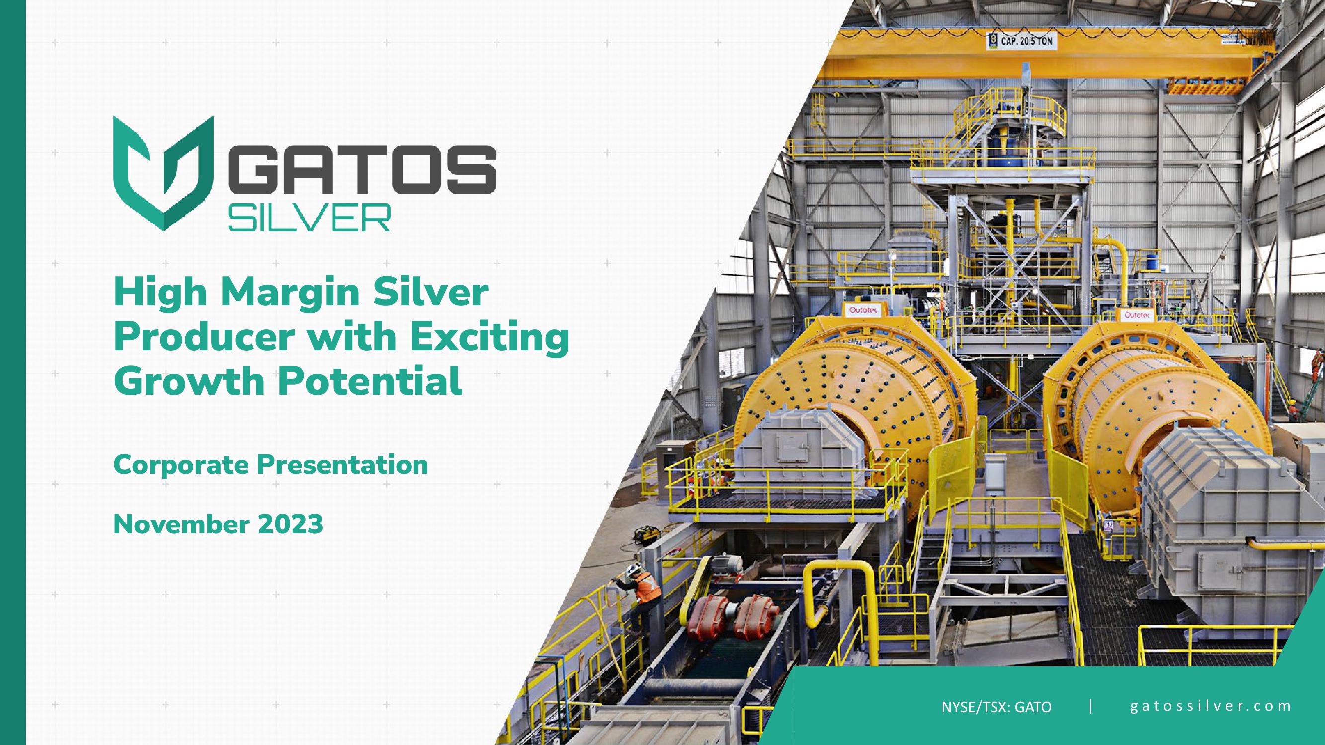 Gatos Silver Investor Presentation Deck image