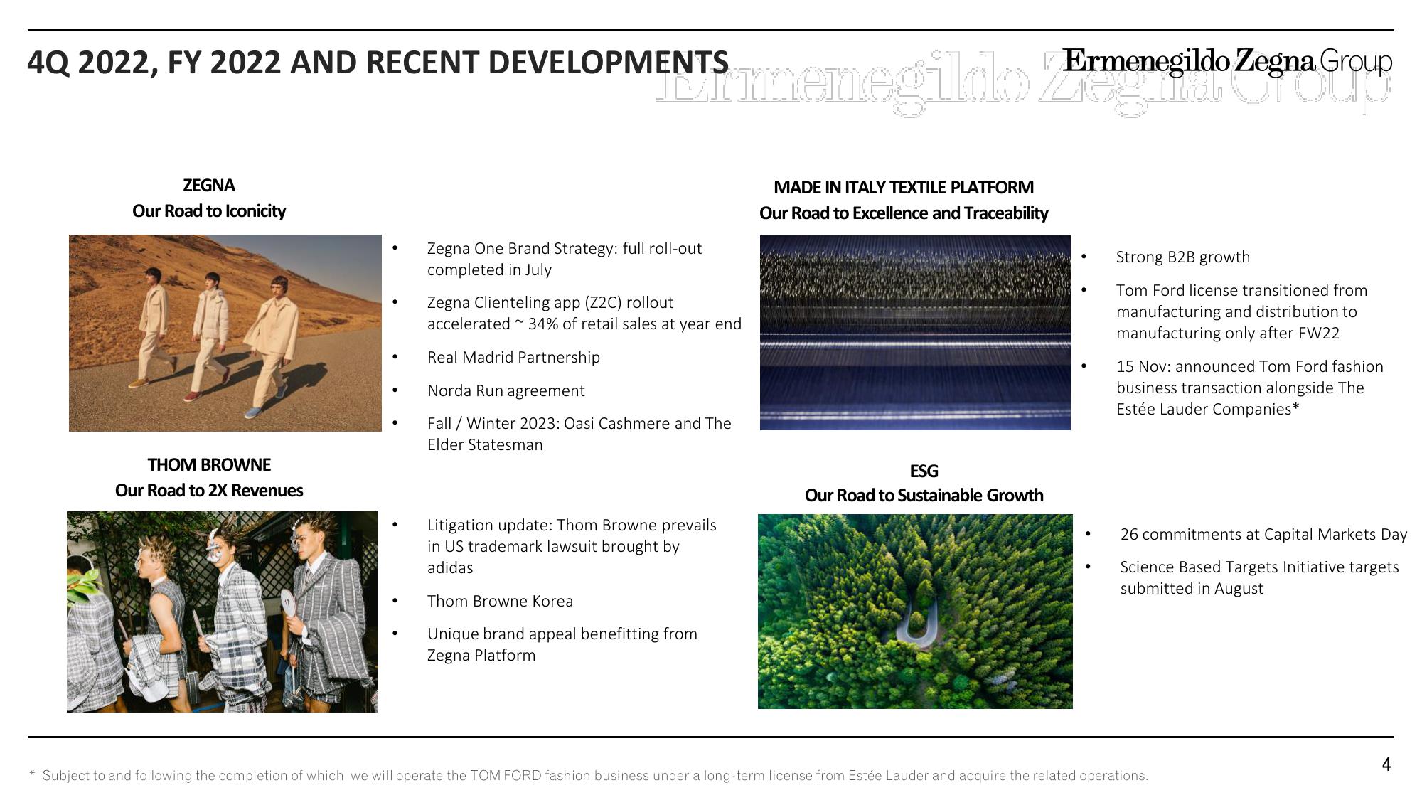 Zegna Results Presentation Deck slide image #4