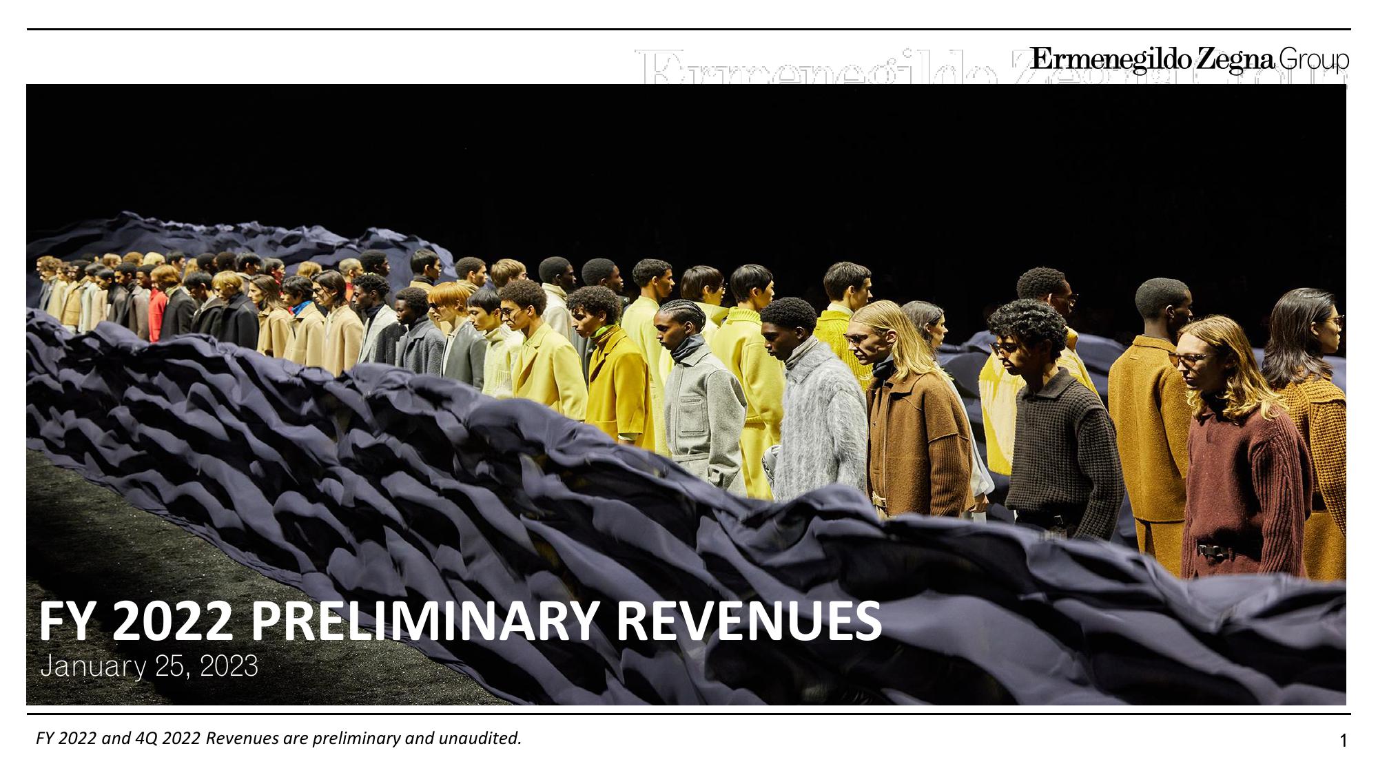 Zegna Results Presentation Deck image