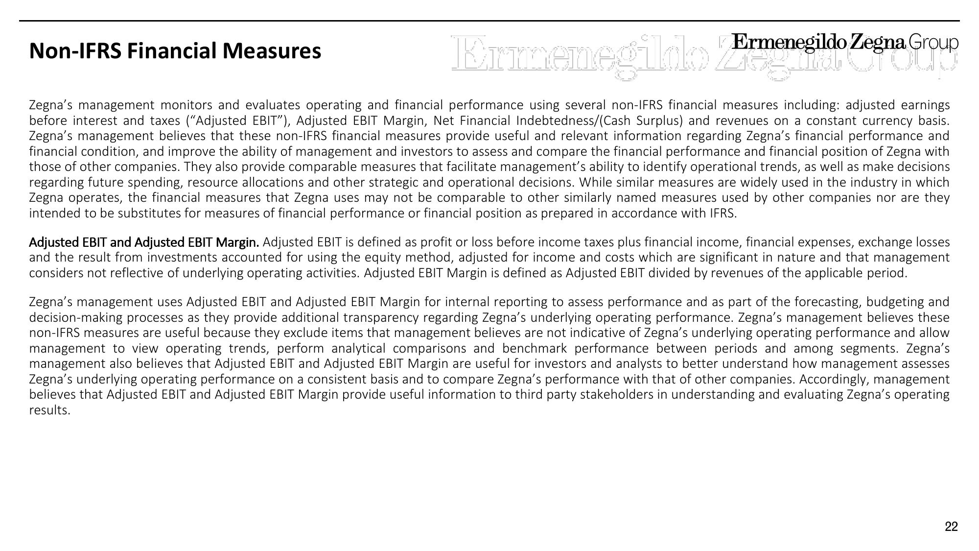 Zegna Results Presentation Deck slide image #22