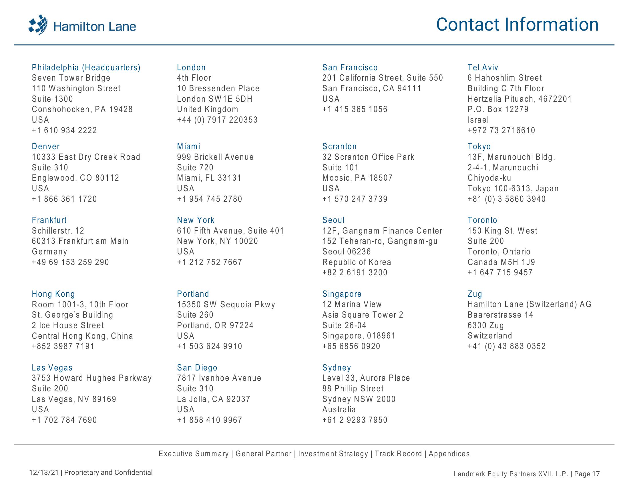Landmark Equity Partners XVII, L.P. Recommendation Repor slide image #18