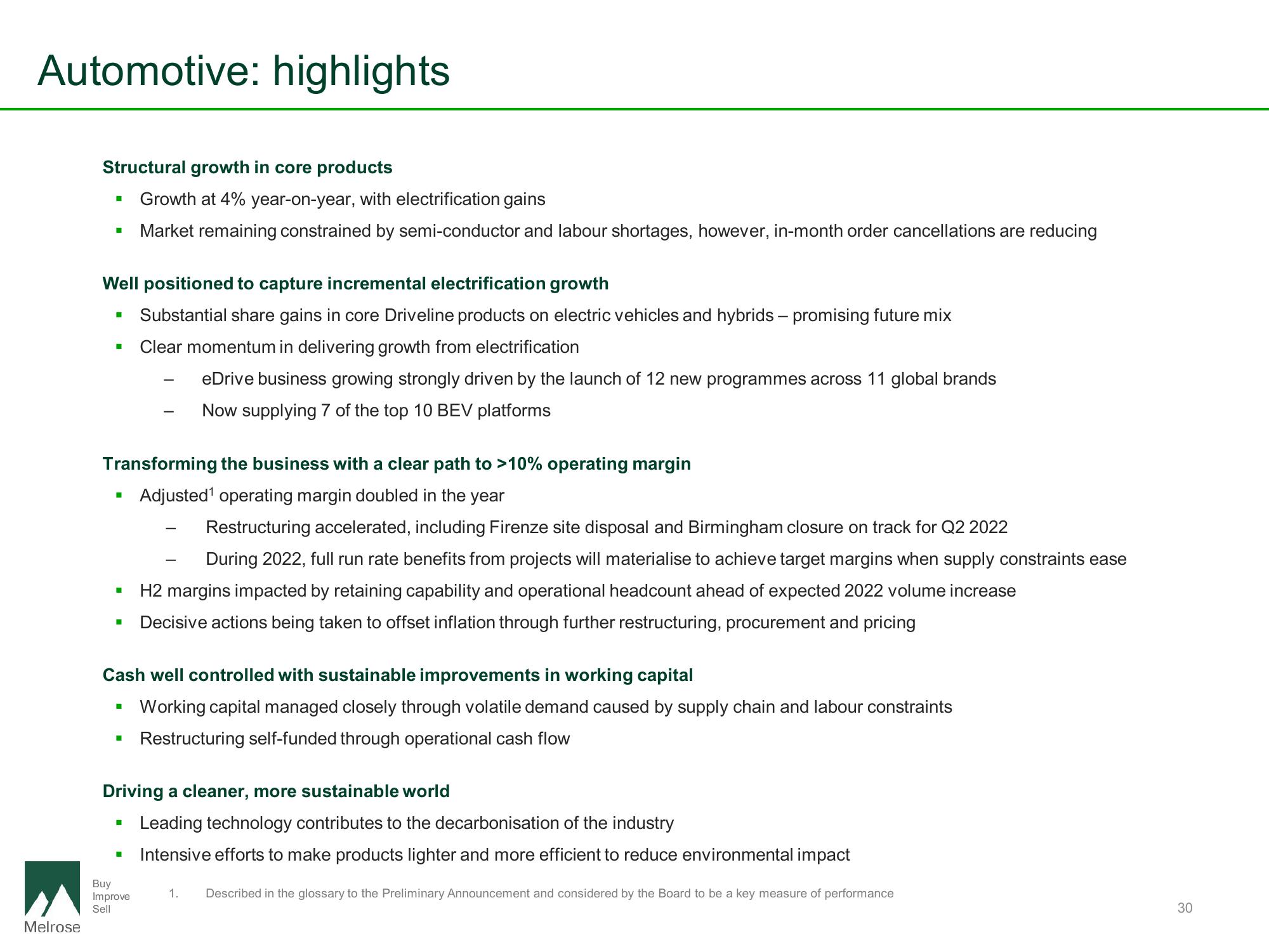 Melrose Results Presentation Deck slide image #30