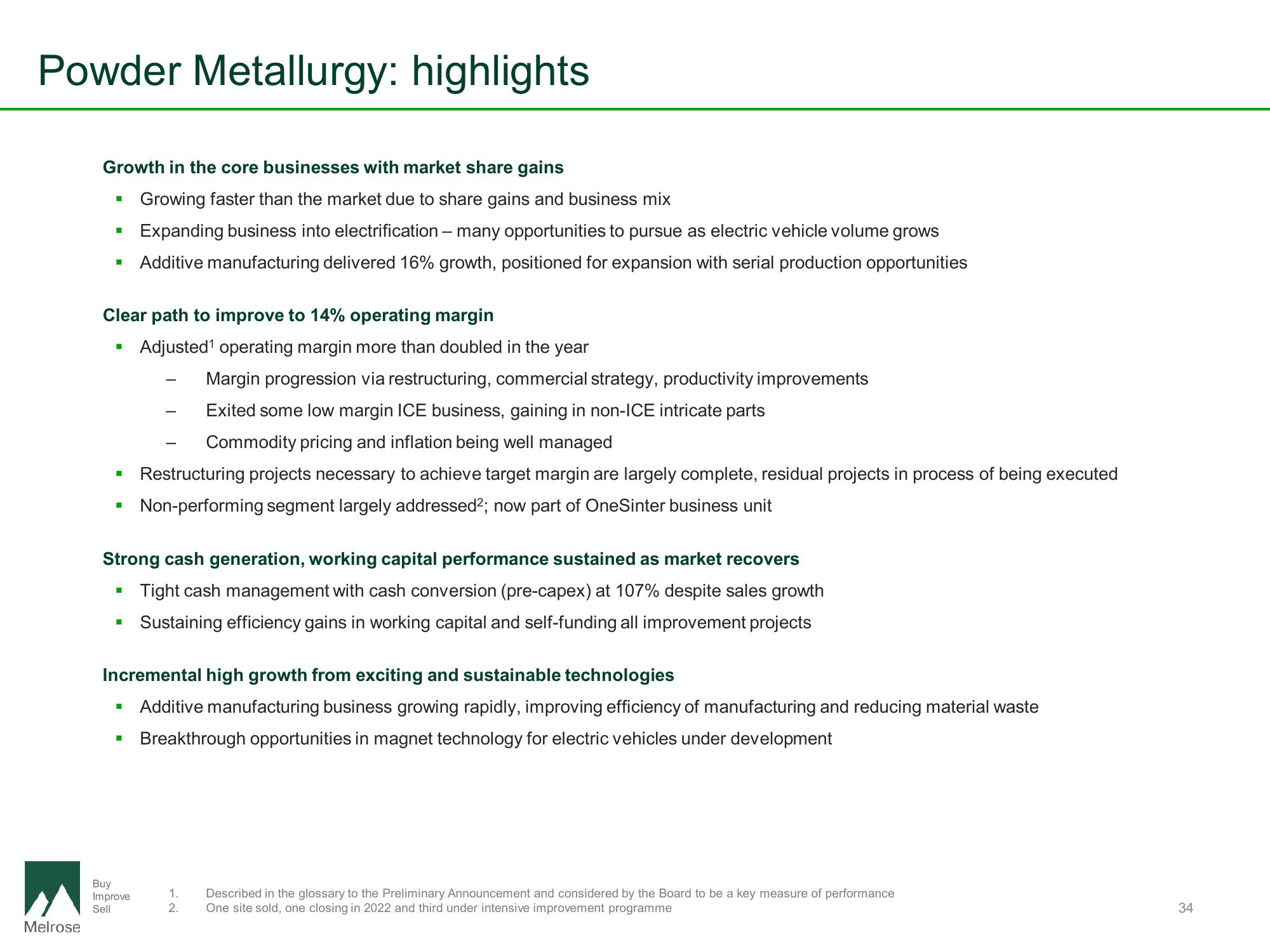 Melrose Results Presentation Deck slide image #34