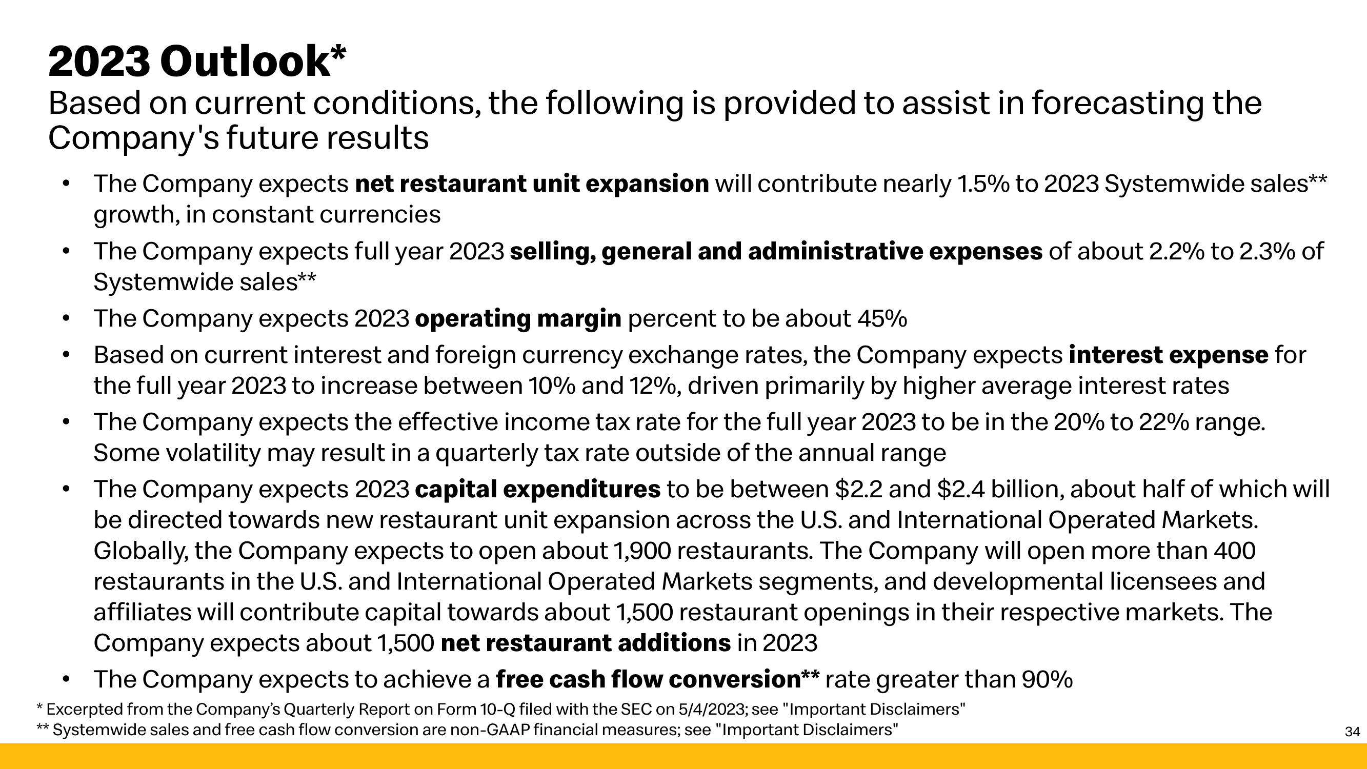 McDonald's Investor Presentation Deck slide image #34