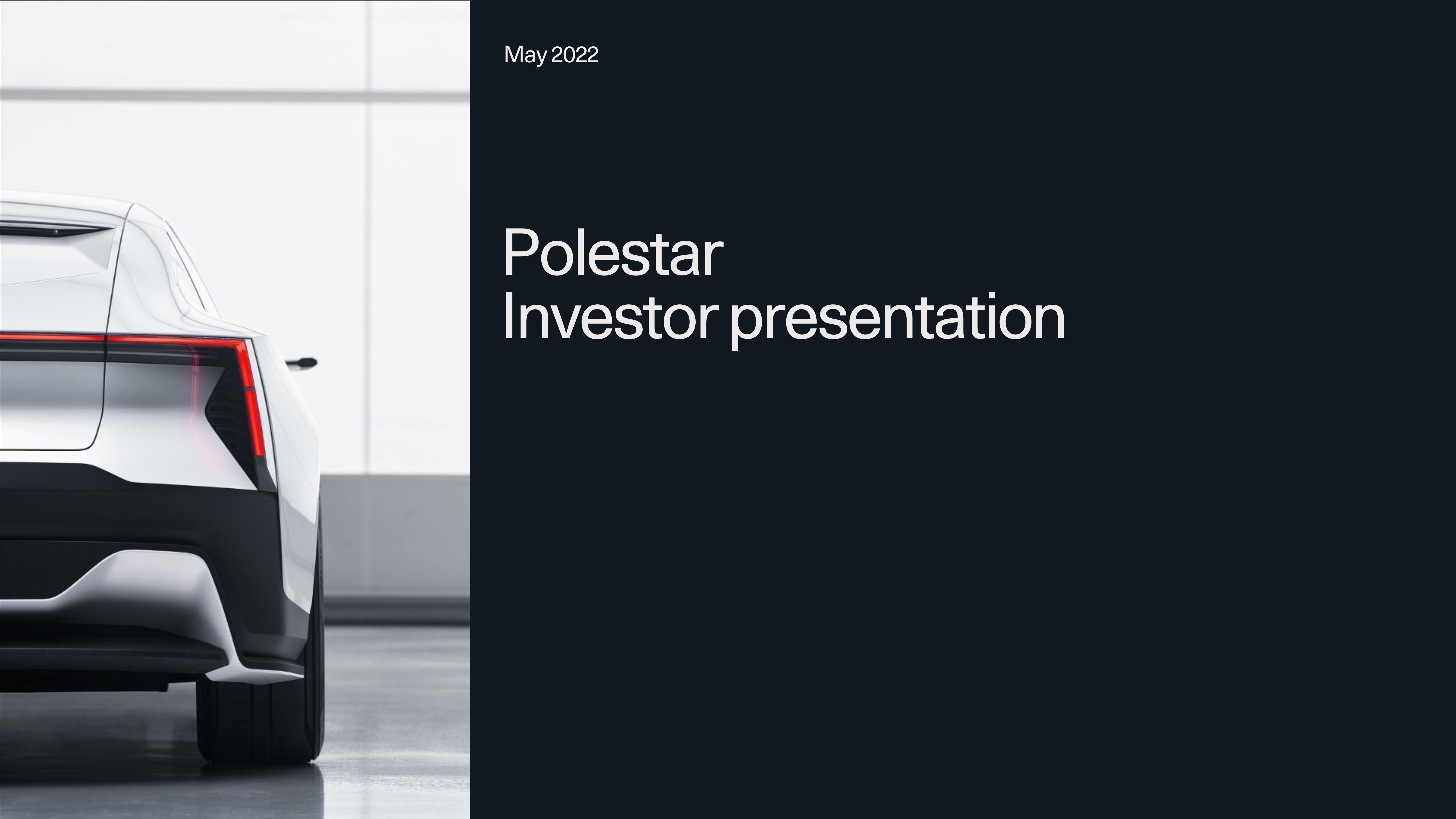 Polestar Investor Presentation Deck image