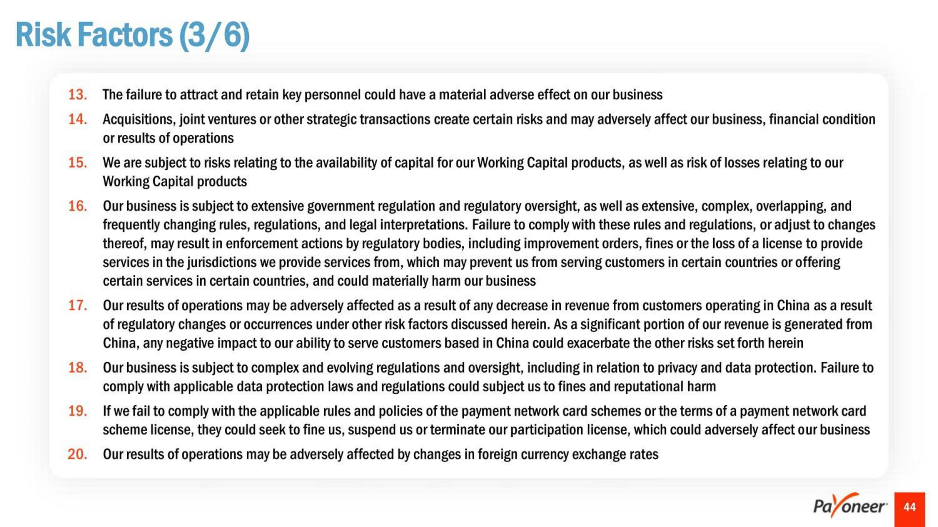 Payoneer SPAC Presentation Deck slide image #44