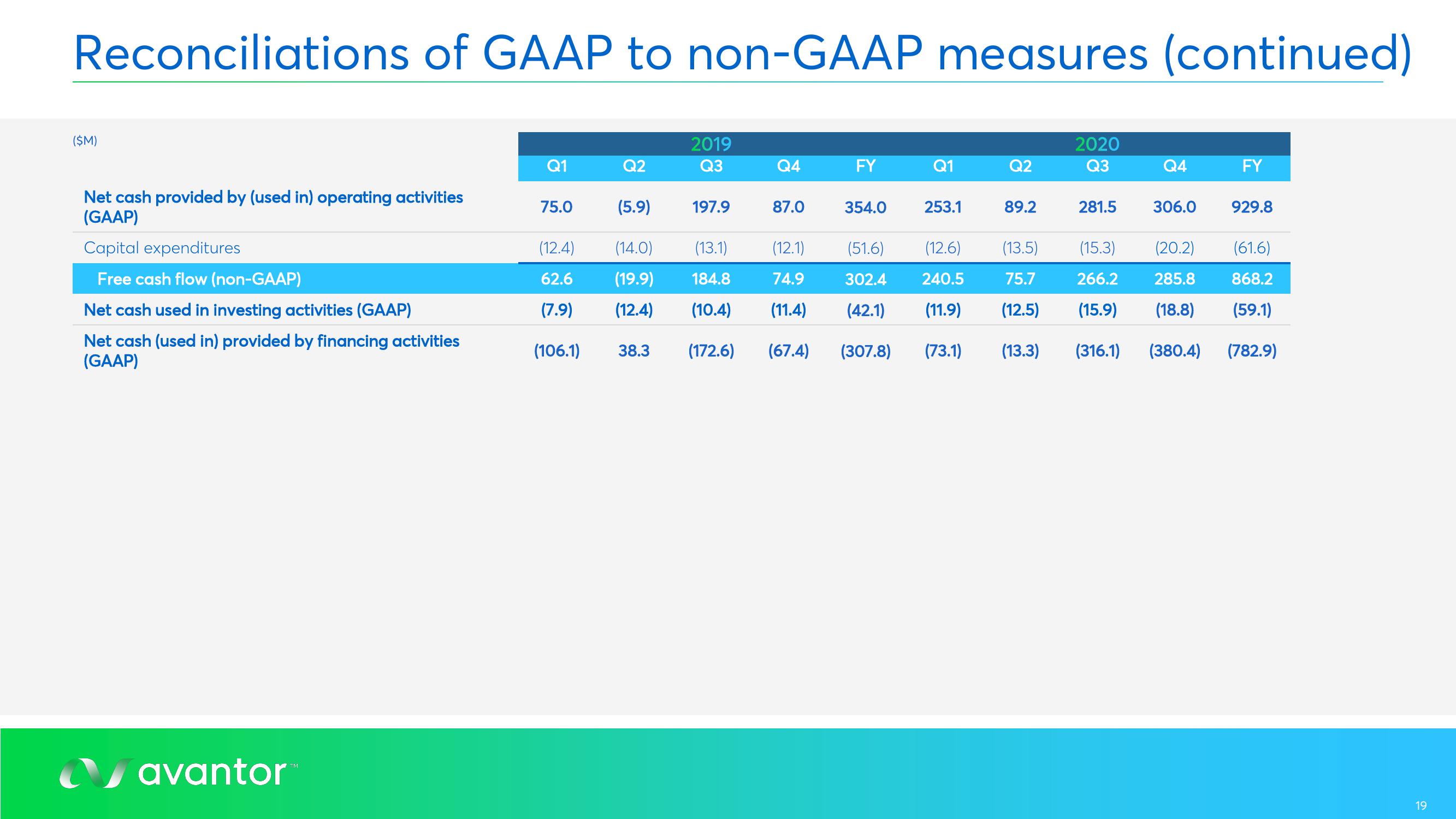 Avantor Results Presentation Deck slide image #19