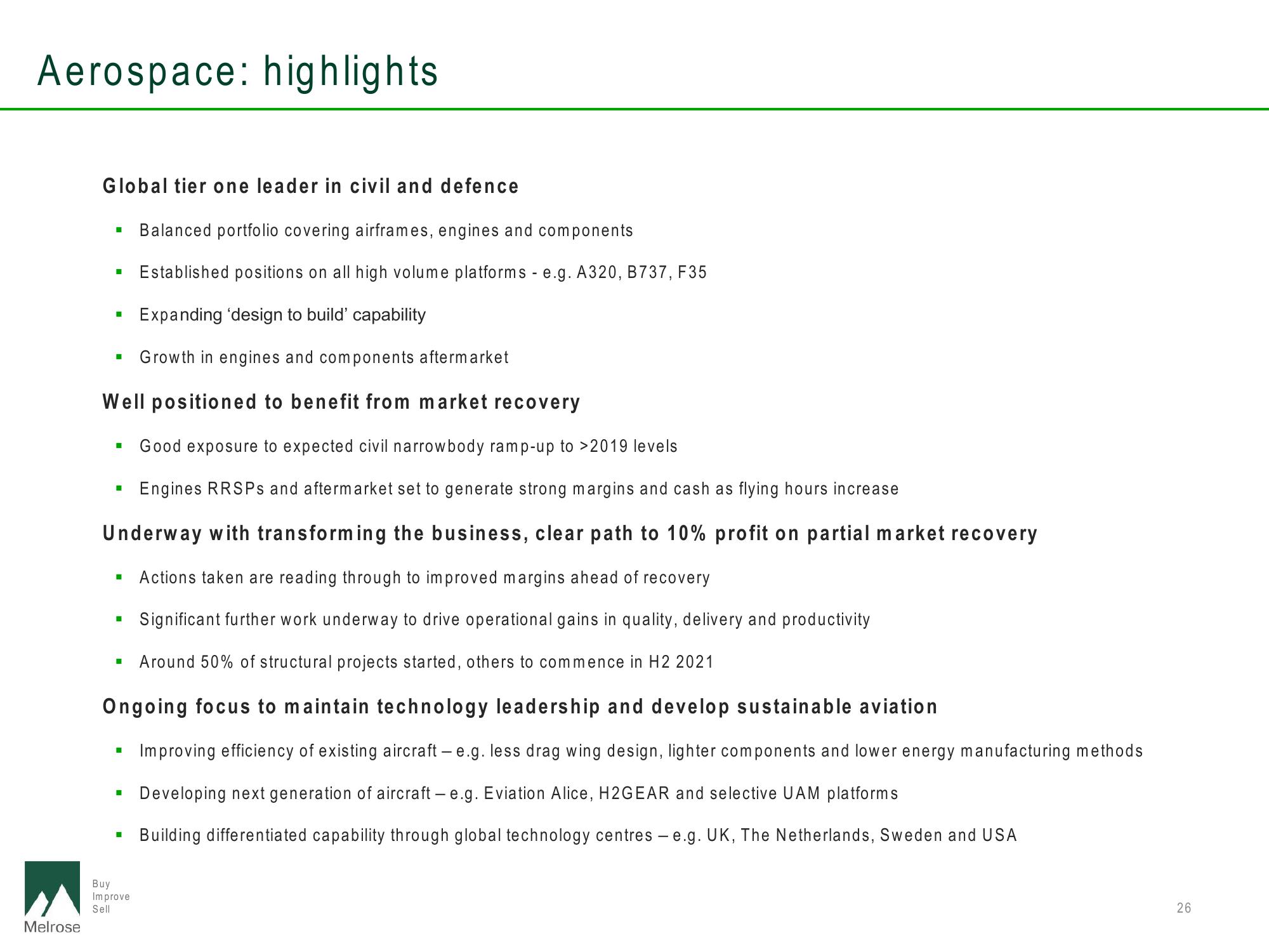 Melrose Results Presentation Deck slide image #26