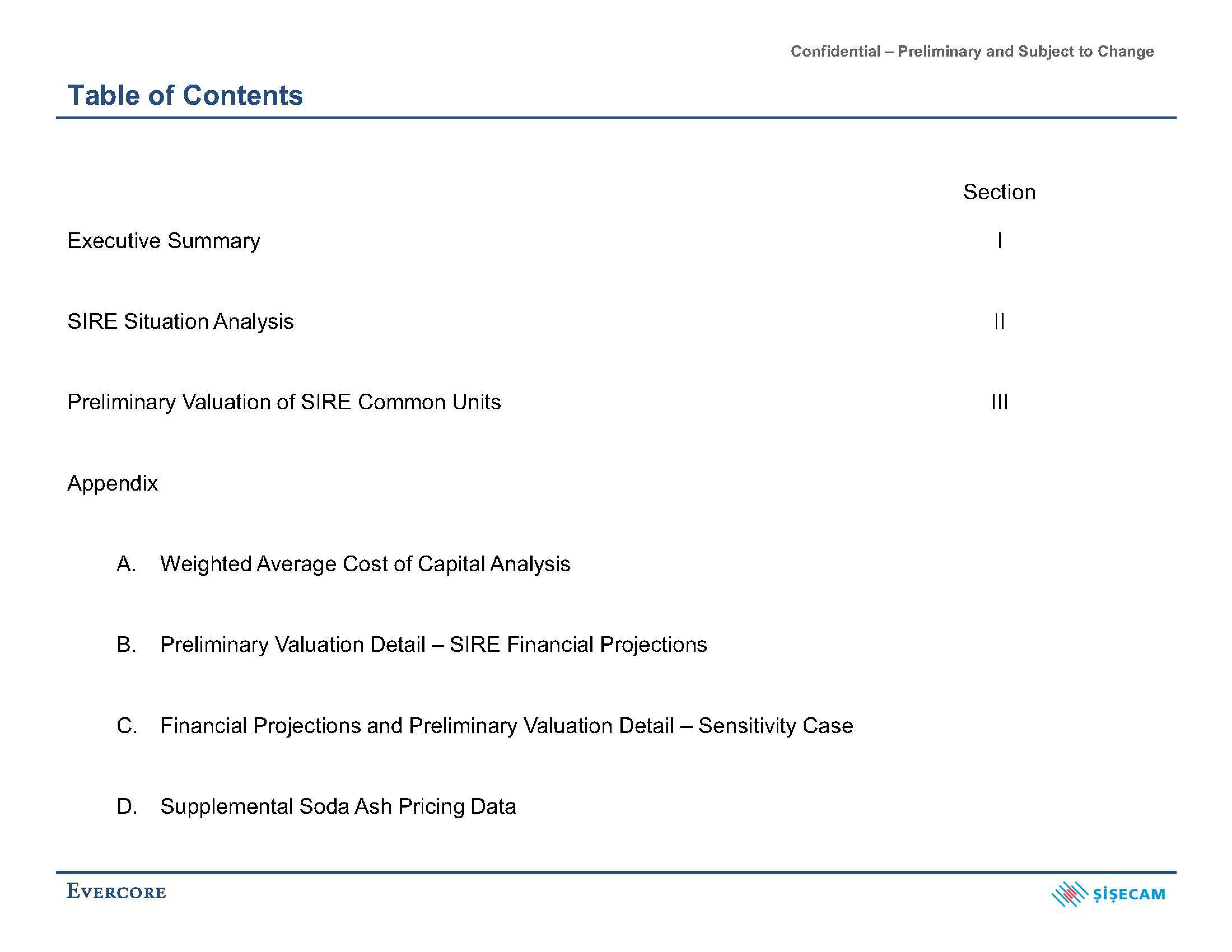 Evercore Investment Banking Pitch Book slide image #3